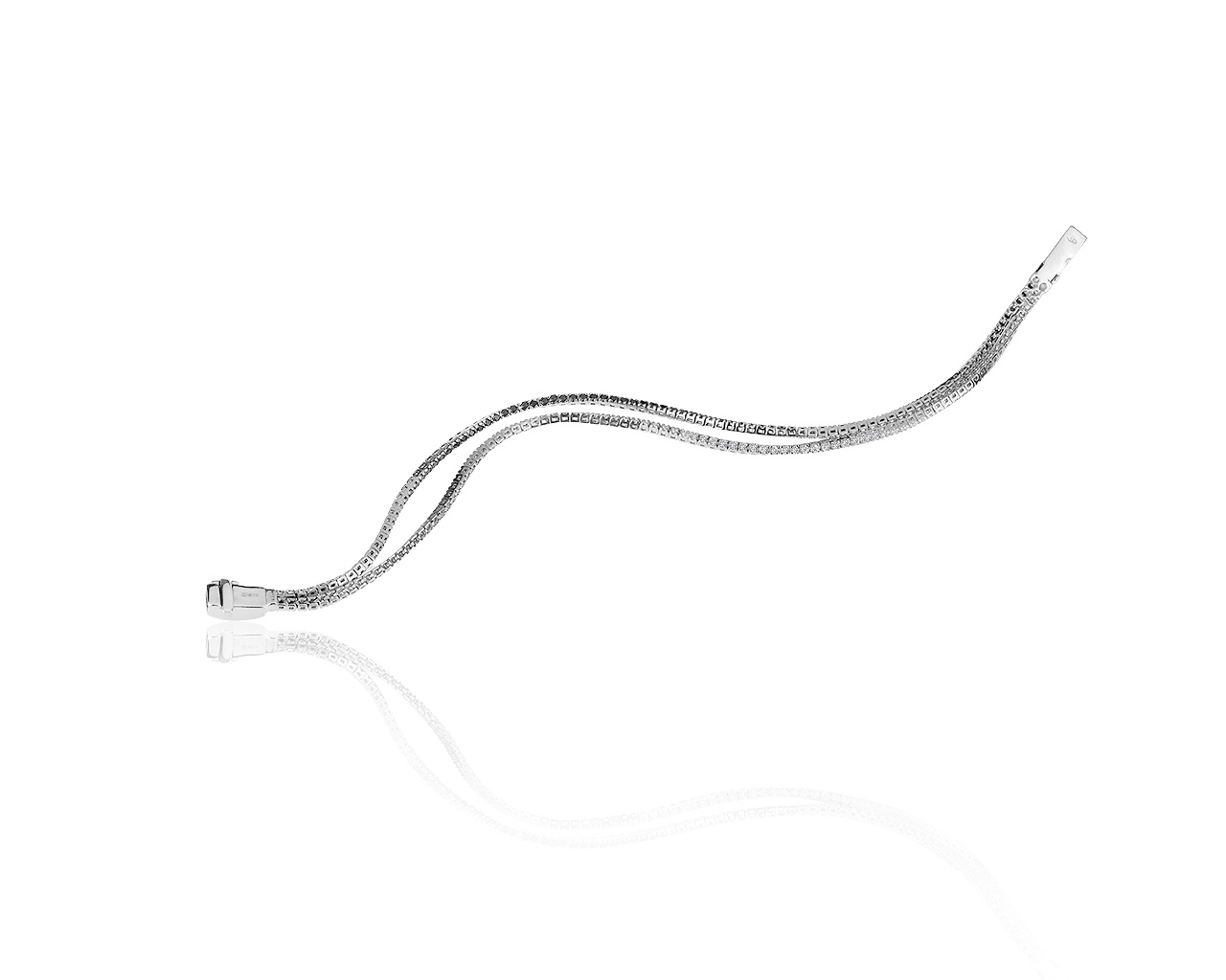 Оригинальный золотой браслет с бриллиантами 2.34ct Recarlo 210220/6