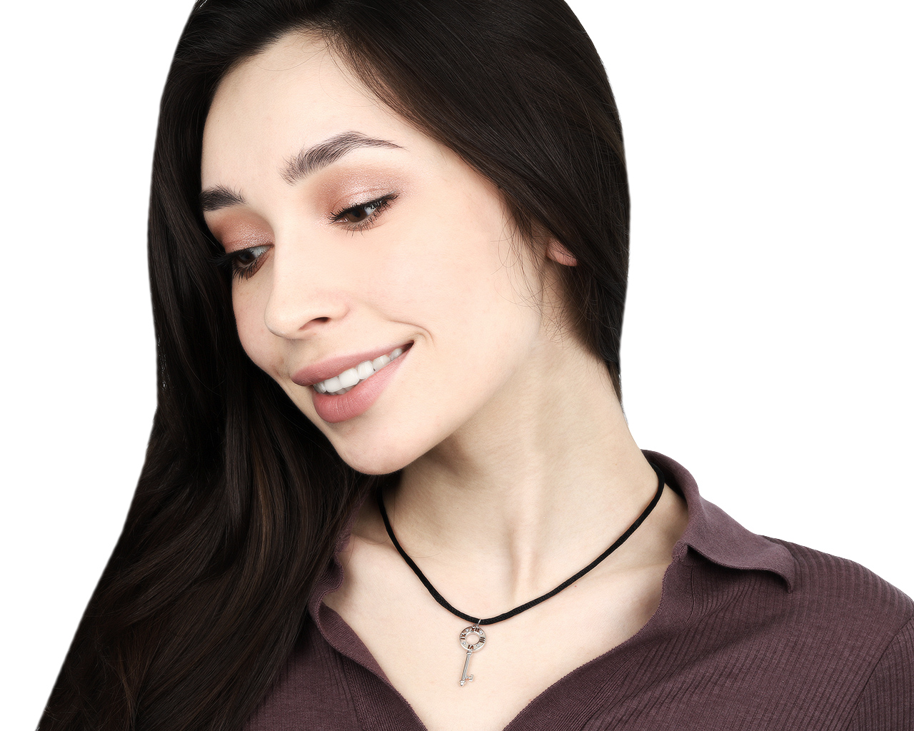 Оригинальный золотой кулон с бриллиантами 0.02ct Tiffany&Co Atlas