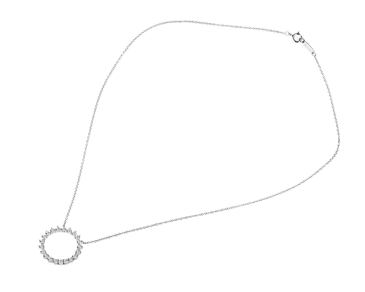 Платиновая подвеска с бриллиантами 0.93ct Tiffany&Co