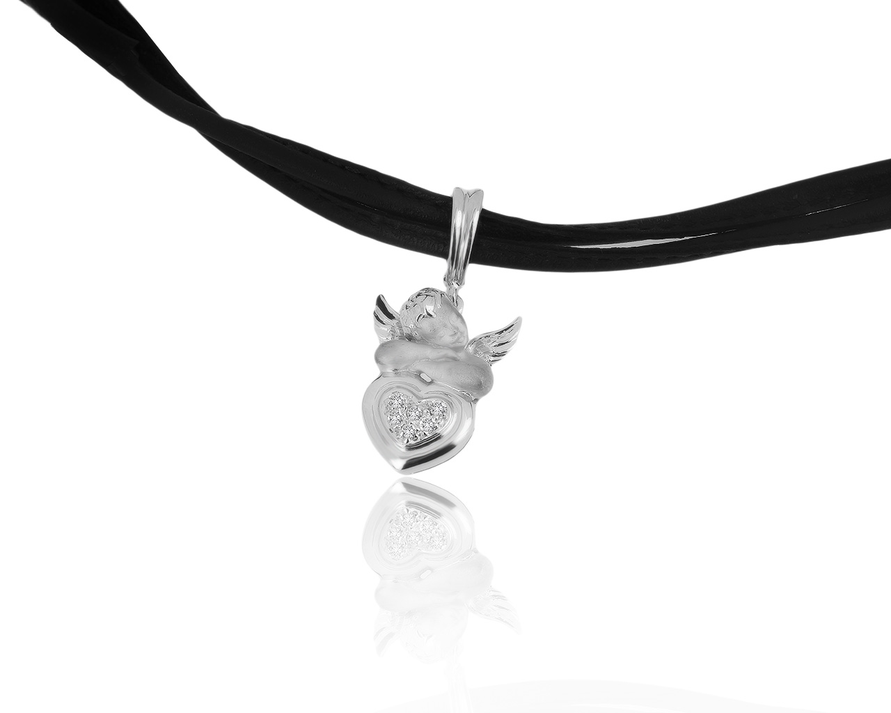 Оригинальный золотой кулон с бриллиантами 0.10ct Carrera y Carrera 160320/1