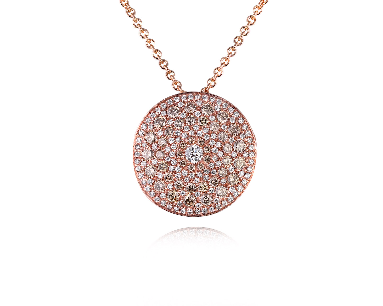 Оригинальное золотое колье с бриллиантами 1.97ct Leo Pizzo 190326/ПКМ332