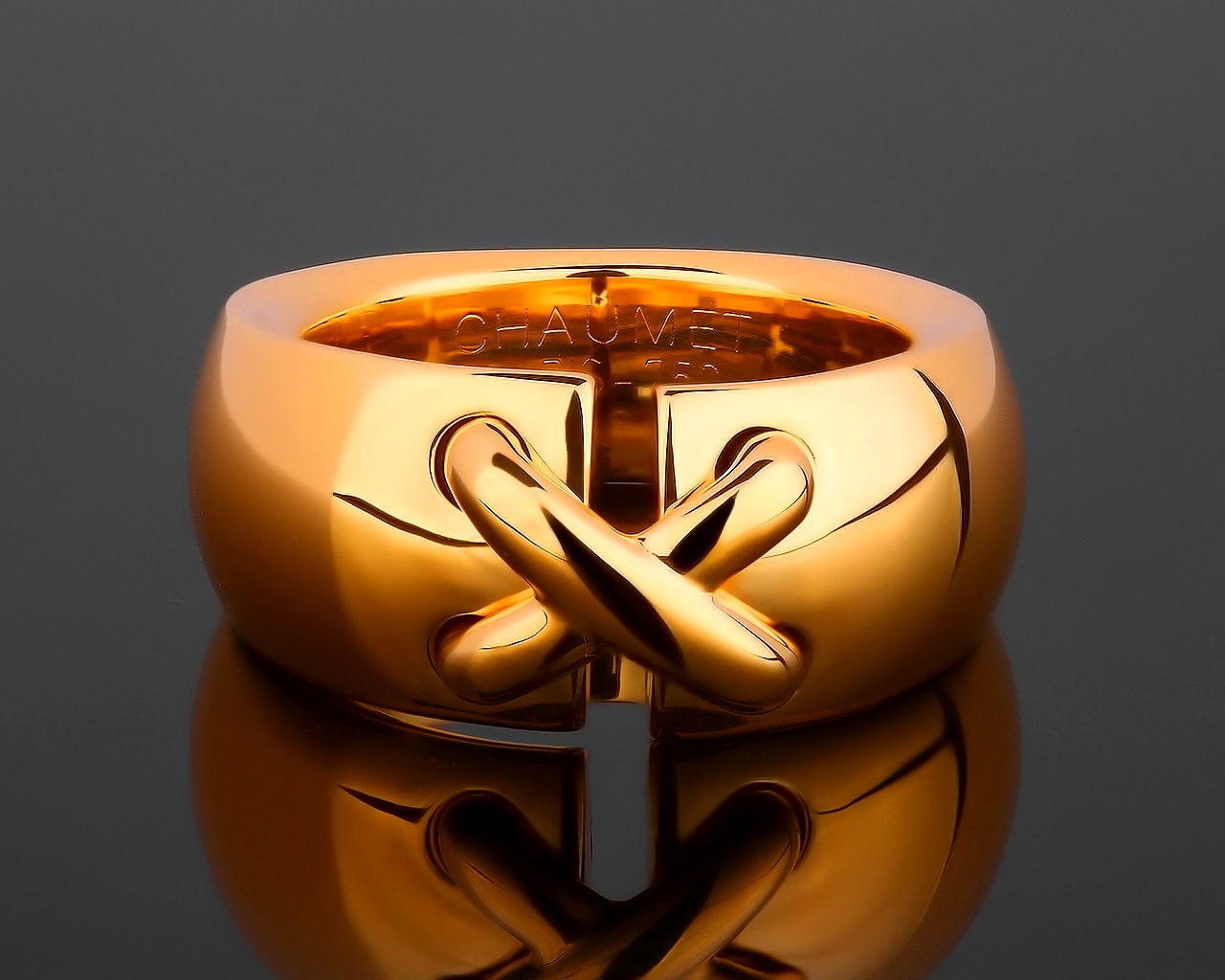 Первоклассное золотое кольцо Chaumet Liens