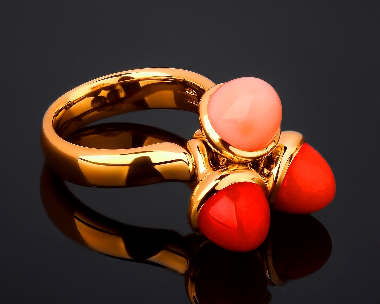 Прекрасное золотое кольцо Tamara Comolli Ring Mikado