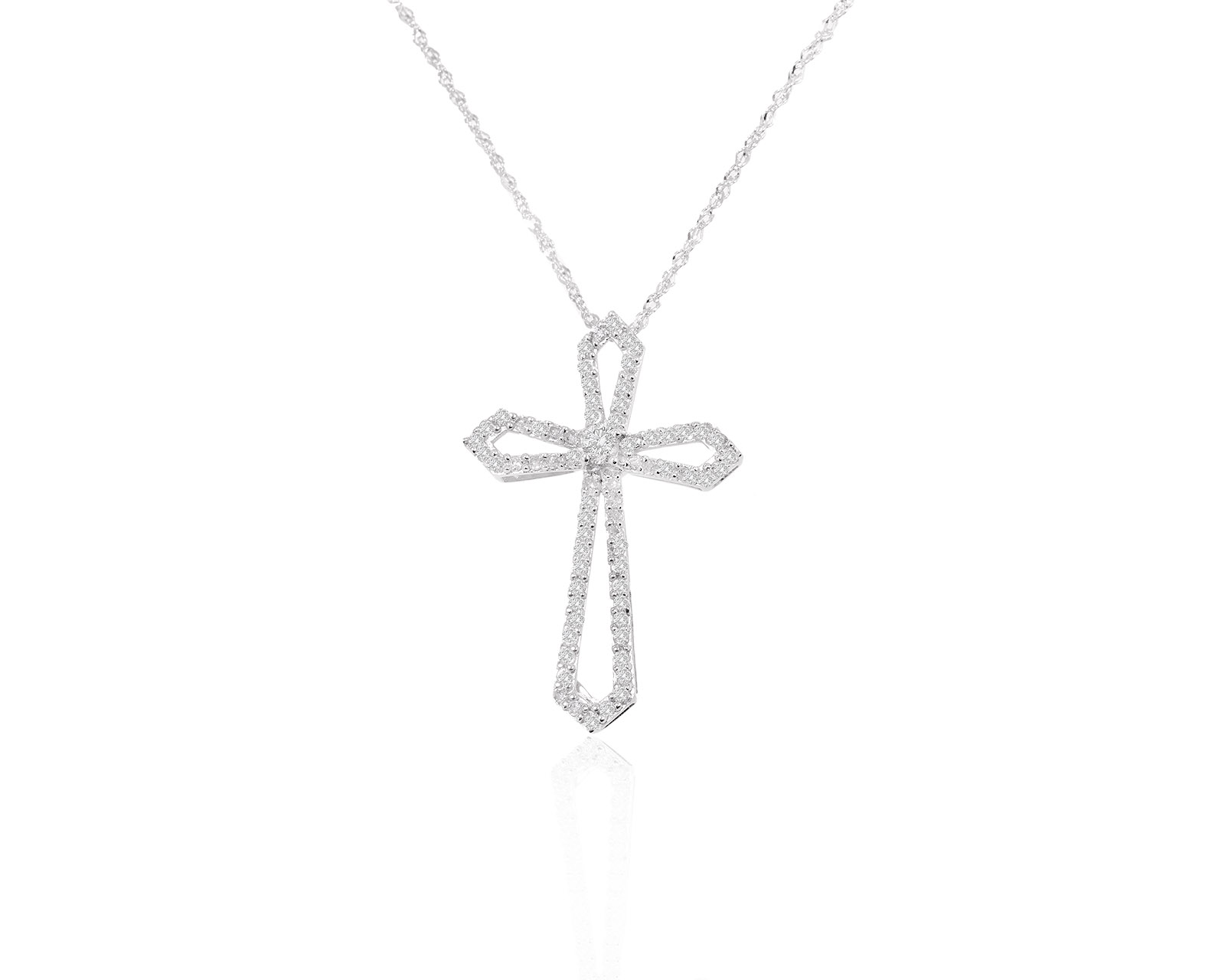 Изящный золотой кулон с бриллиантами 0.32ct 290123/6