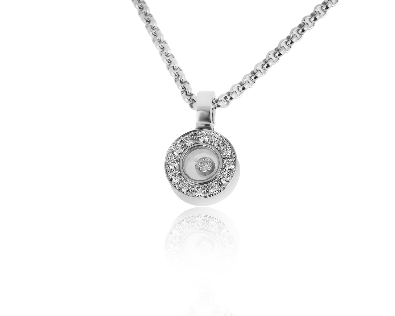 Оригинальный золотой кулон с бриллиантами 0.29ct Chopard 201219/13