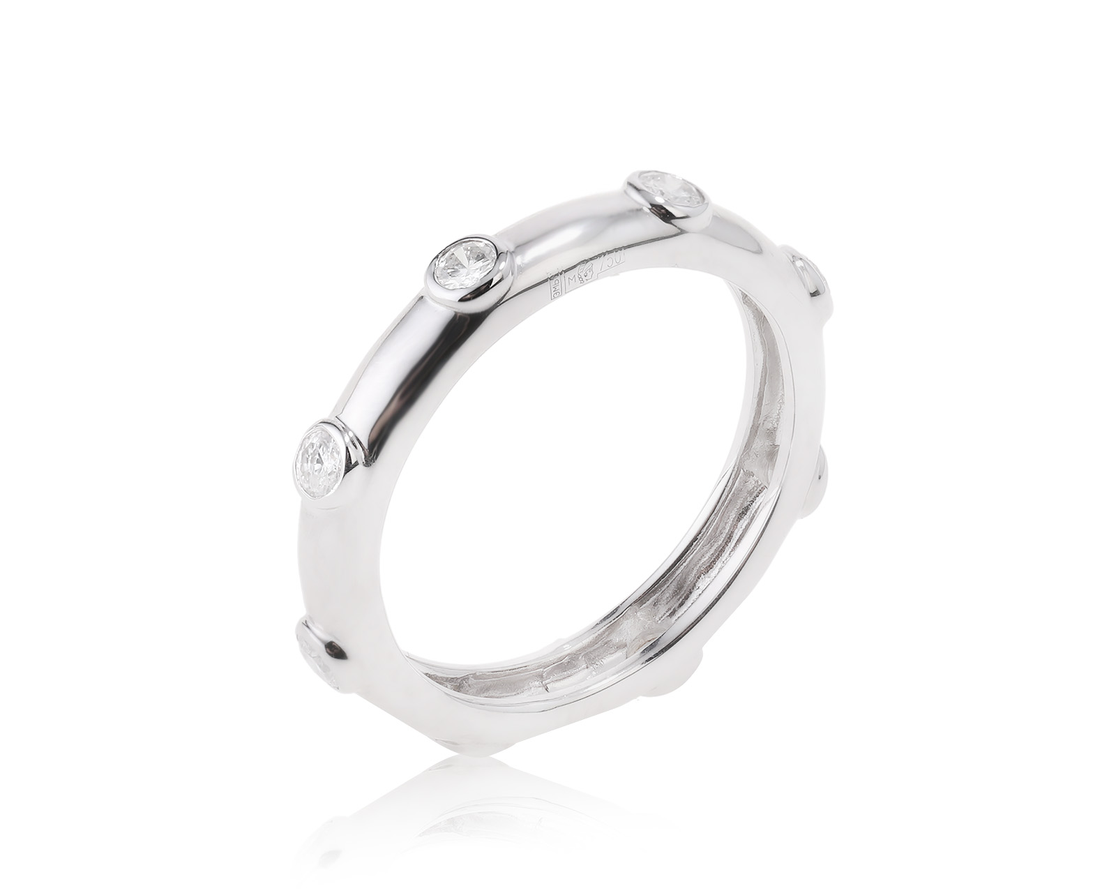 Золотое кольцо с бриллиантами 0.32ct 080823/13