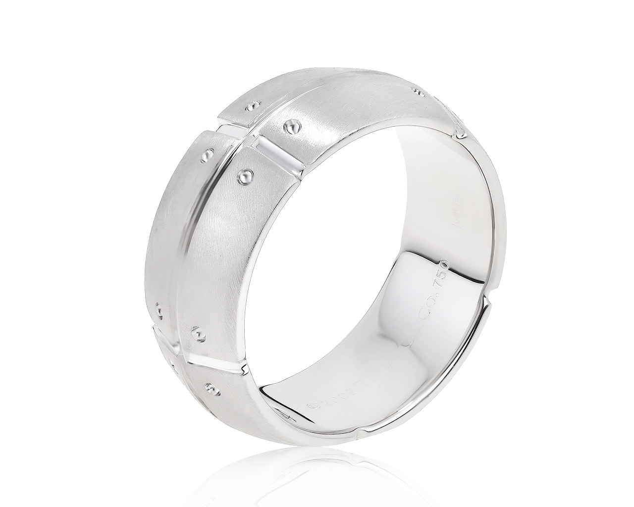 Оригинальное золотое кольцо Tiffany&Co Streamerica 210421/1