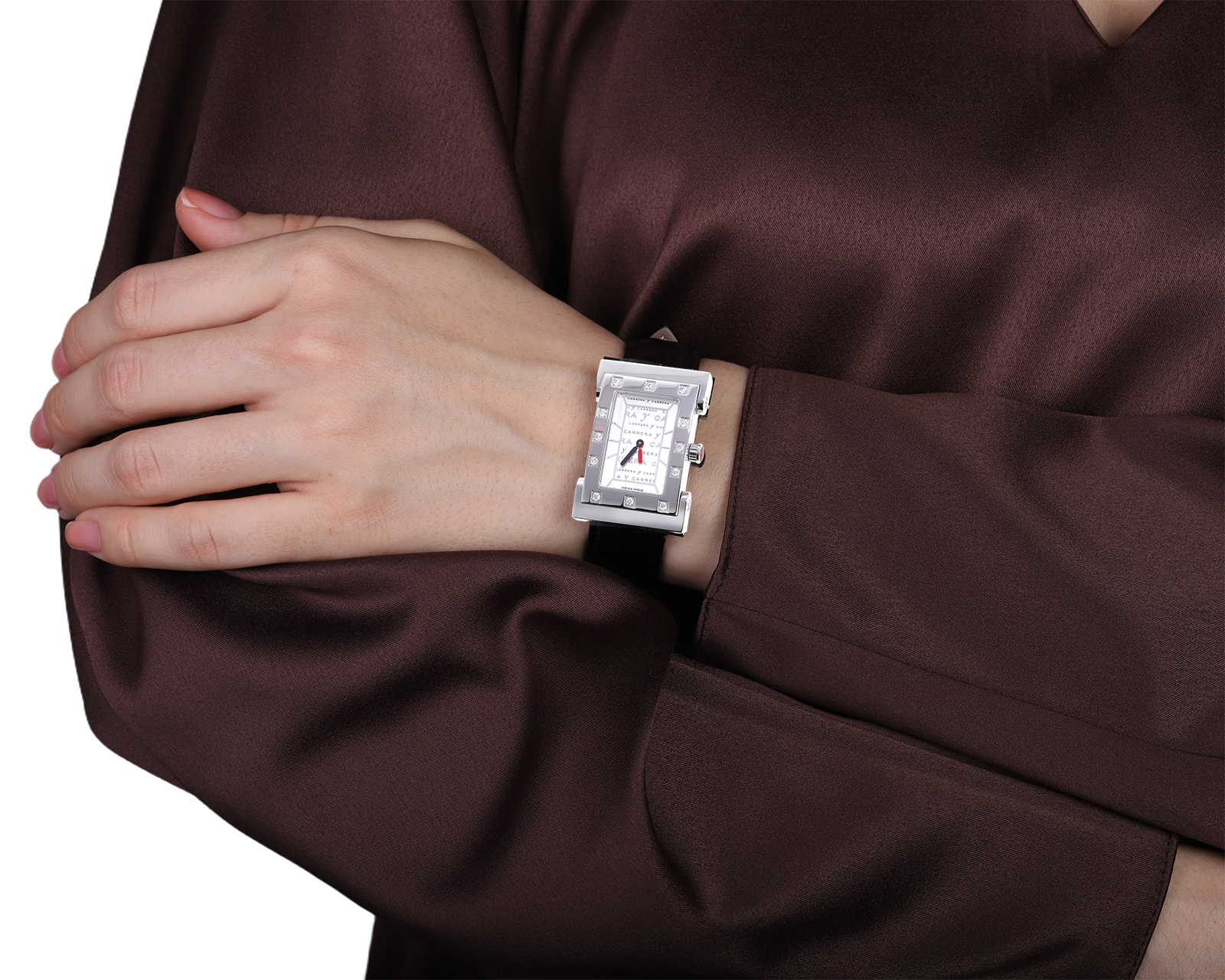 Оригинальные стальные часы Carrera y Carrera Tempus Fugit