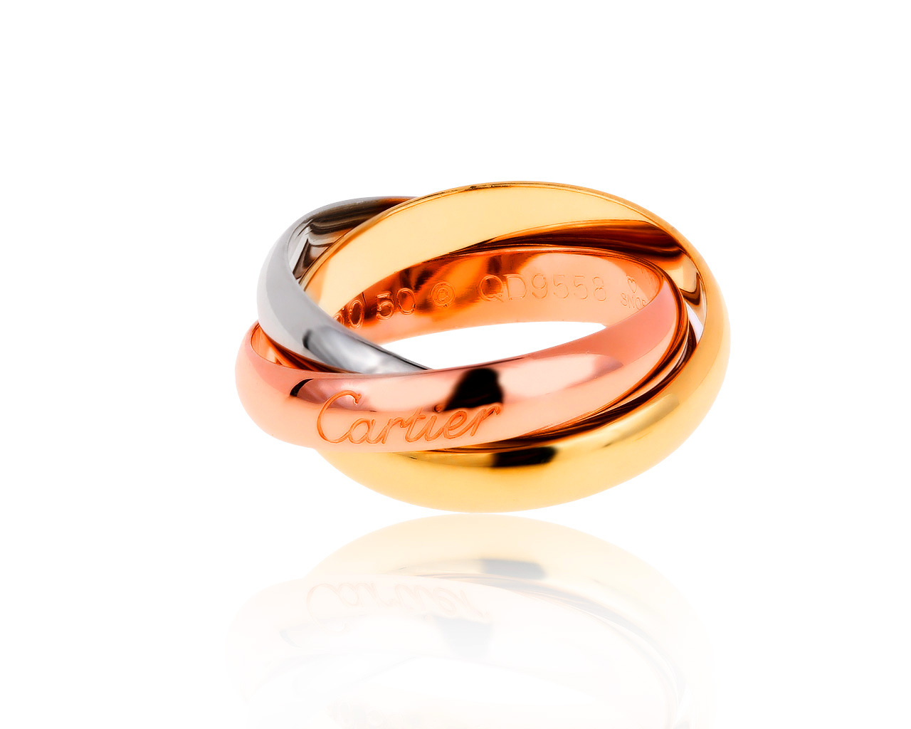 Оригинальное золотое кольцо Cartier 170120/6