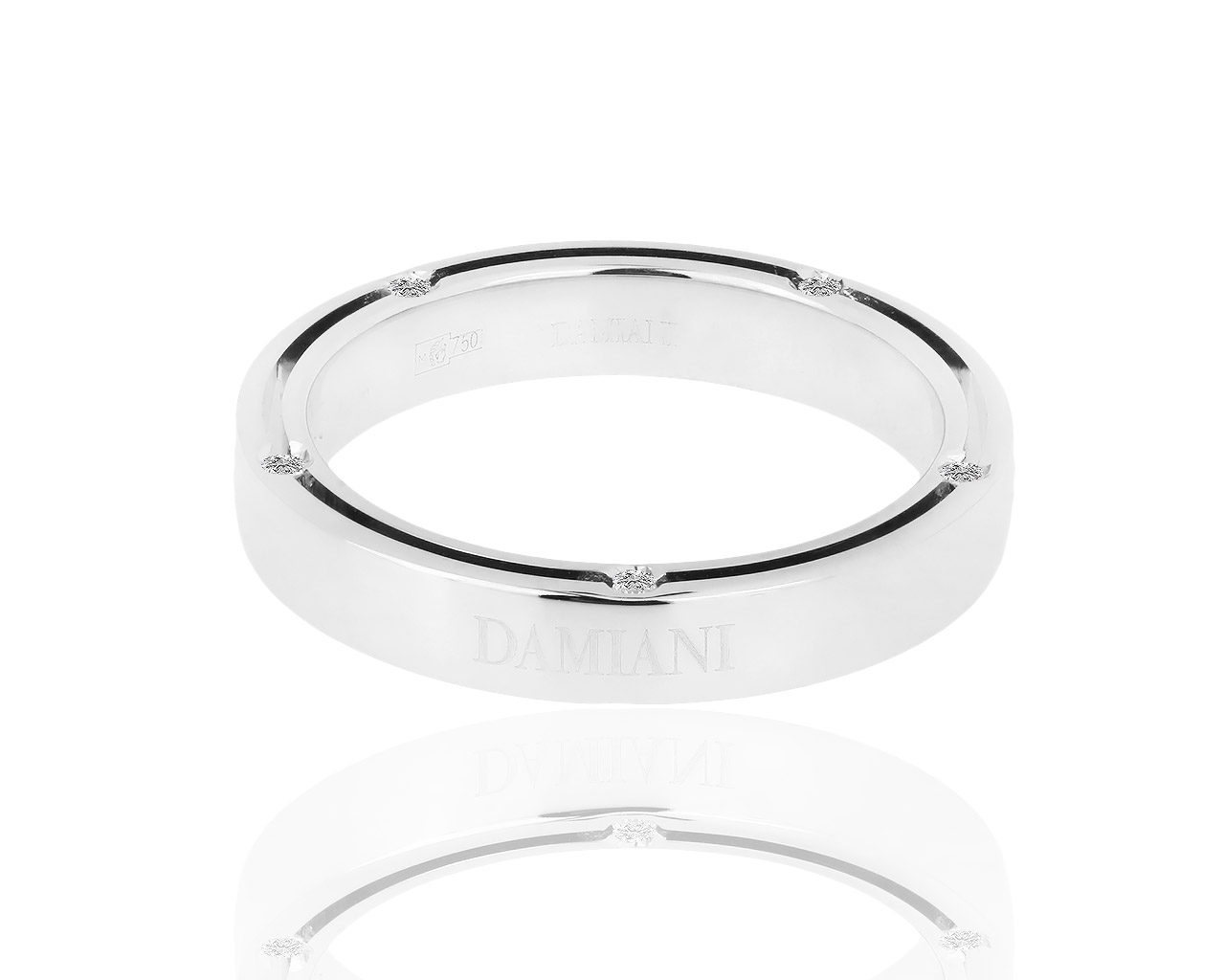 Оригинальное золотое кольцо с бриллиантами Damiani Brad Pitt 251118/1