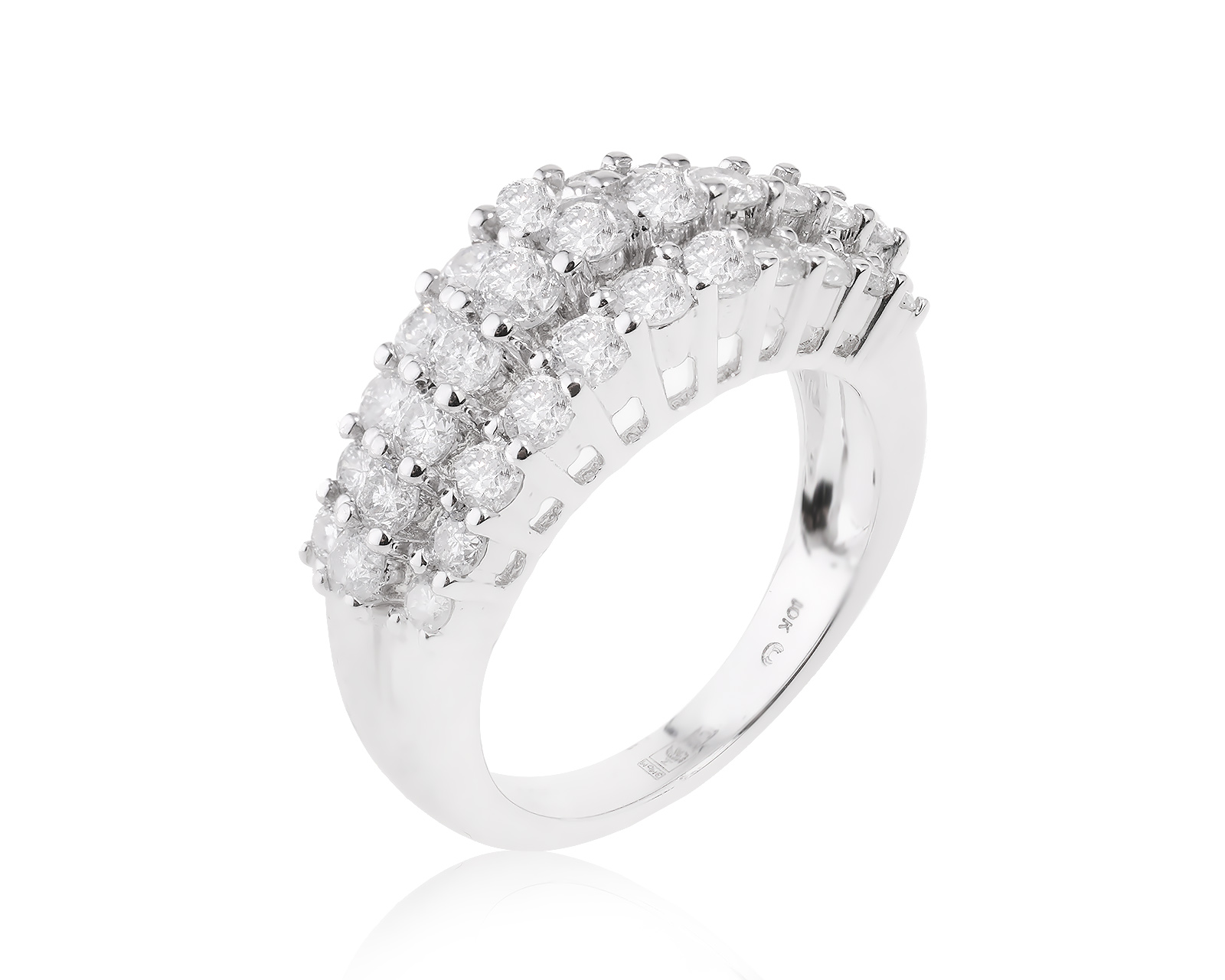 Золотое кольцо с бриллиантами 1.84ct 120723/3