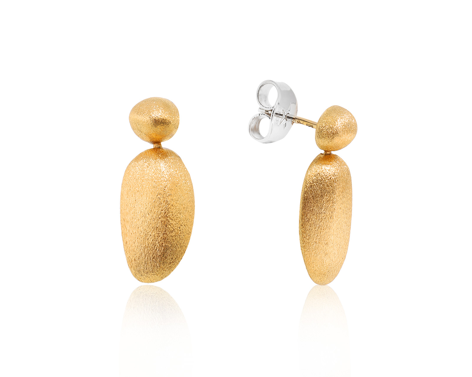 Оригинальные золотые серьги H.Stern Golden Stone 290224/4