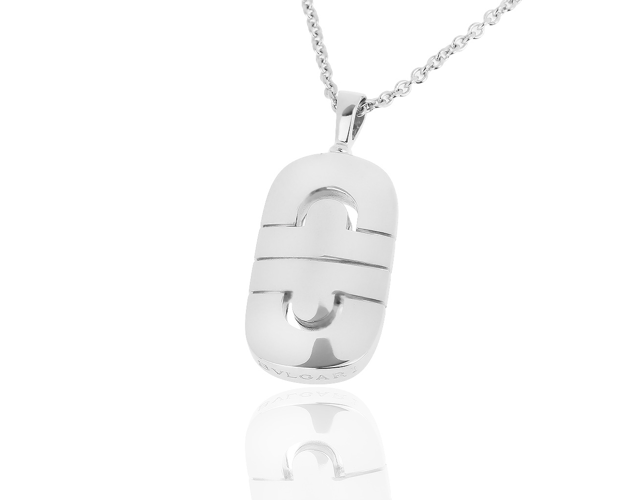 Оригинальная золотая подвеска Bvlgari Parentesi 030219/6
