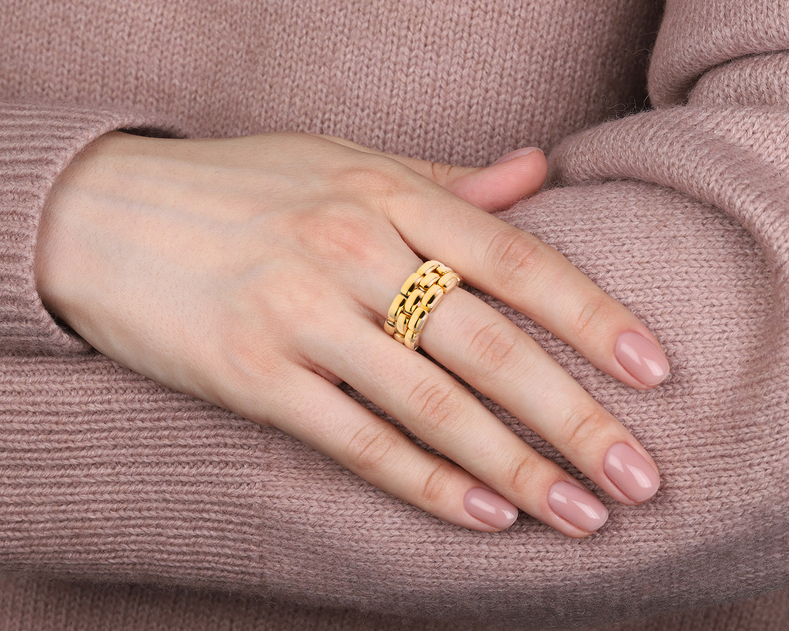Оригинальное золотое кольцо Chaumet