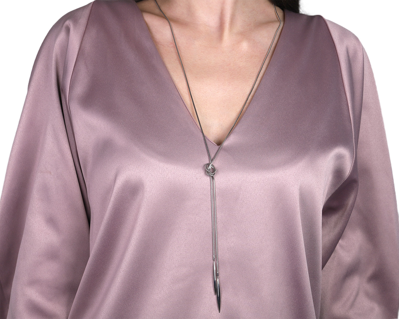 Оригинальное золотое колье Tiffany&Co Feather Lariat Wrap