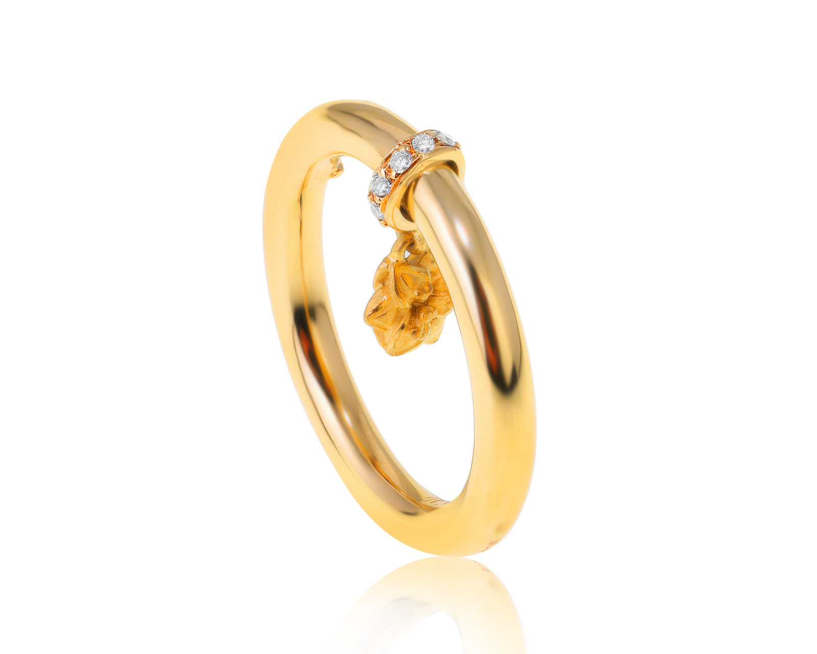 Оригинальное золотое кольцо Carrera y Carrera Jazmin