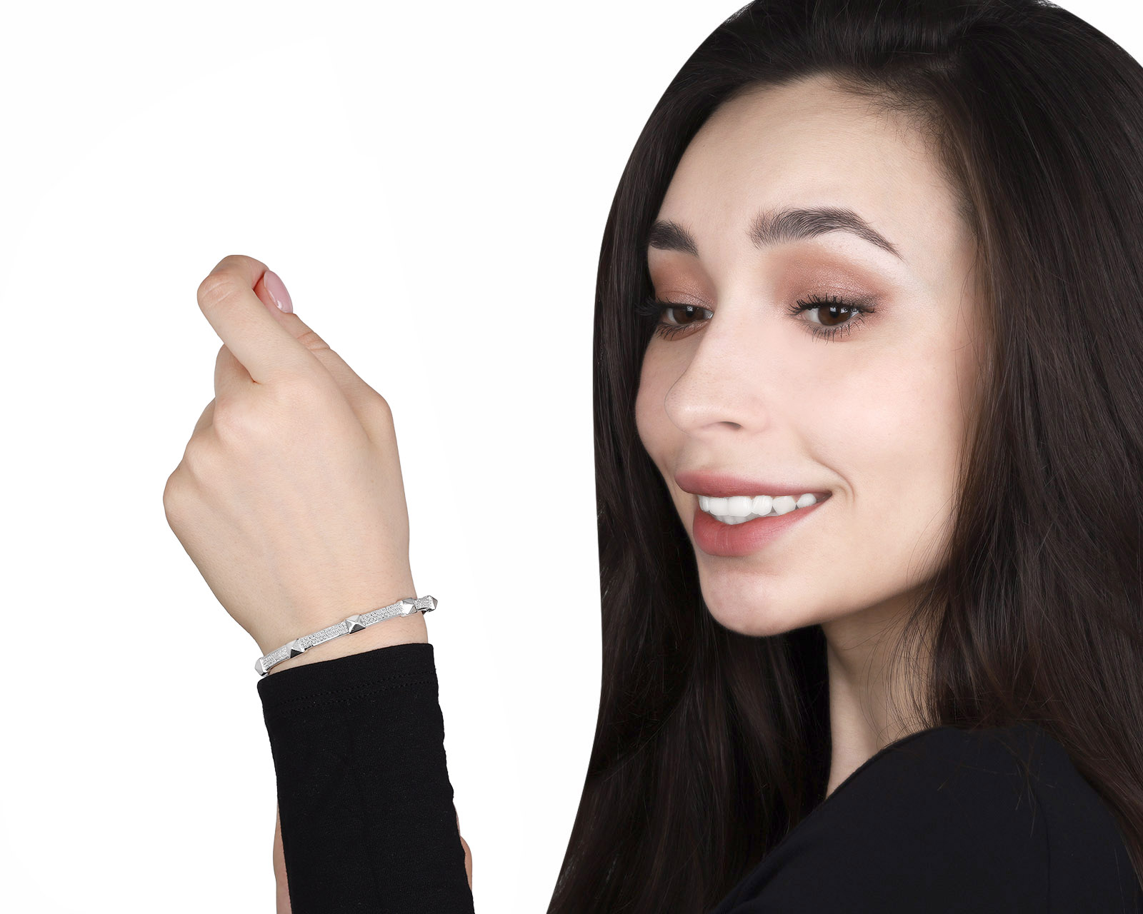 Престижный золотой браслет с бриллиантами 1.09ct