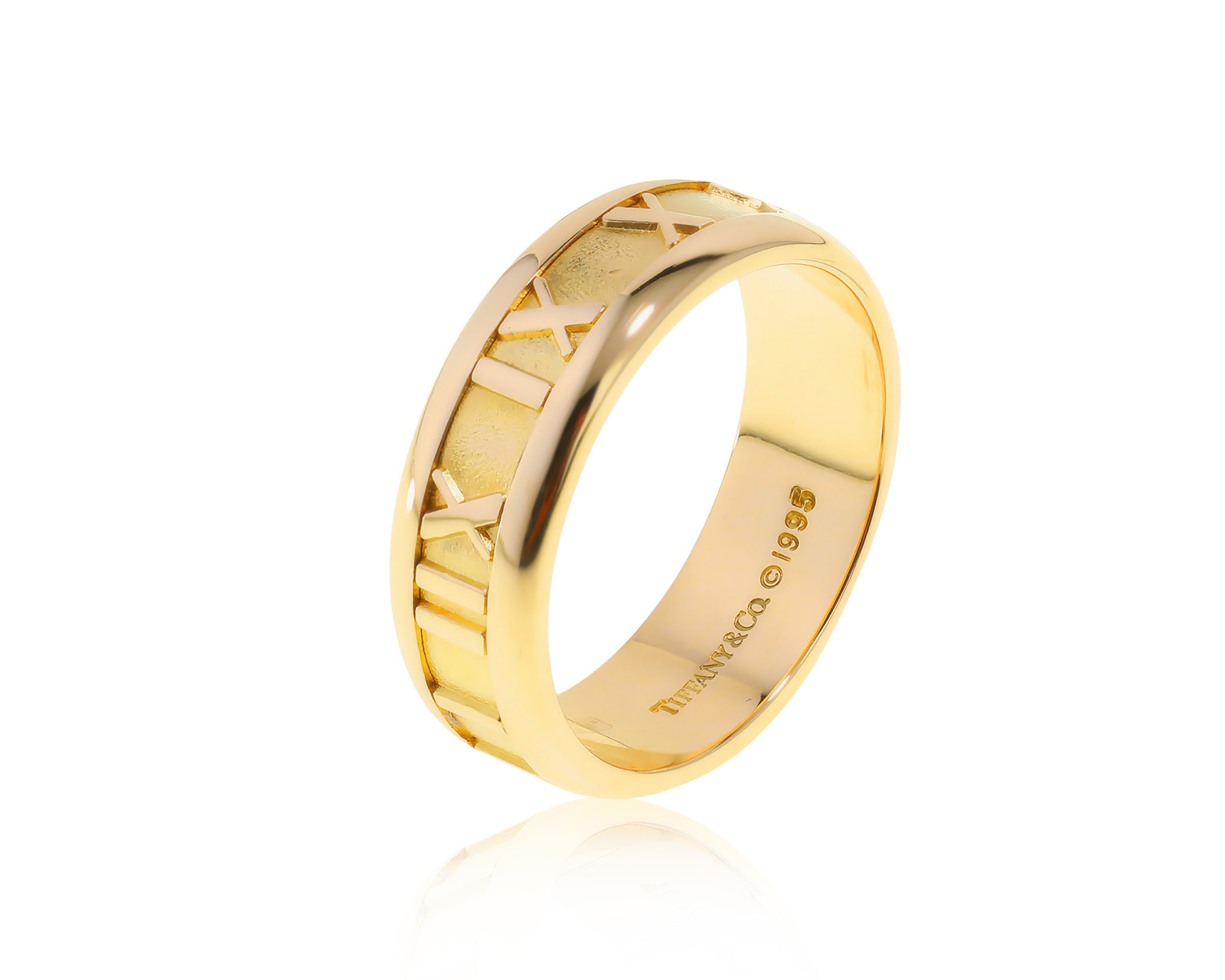 Оригинальное золотое кольцо Tiffany&Co Atlas 060723/7