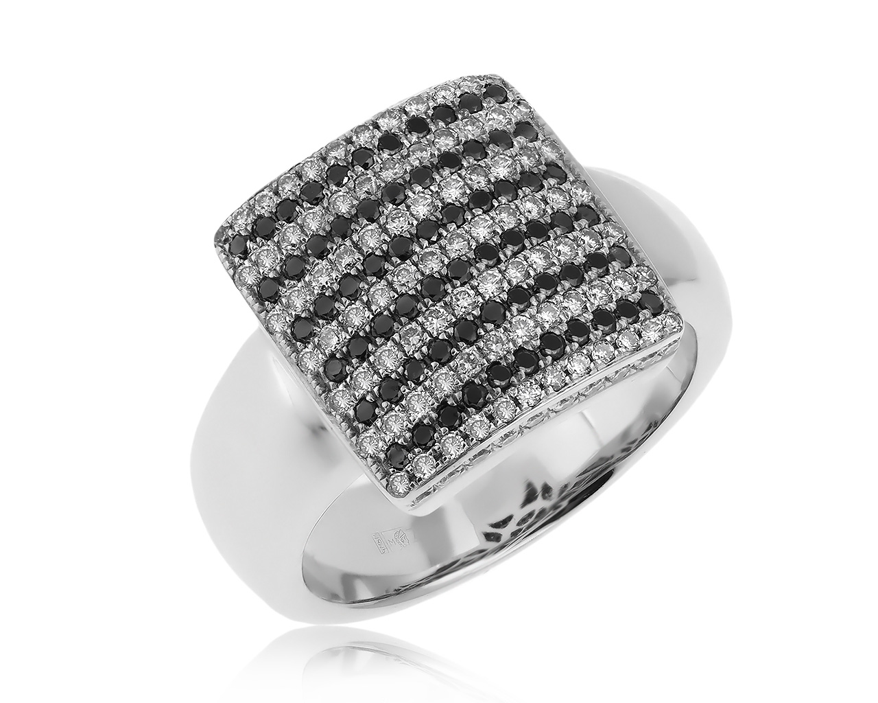 Солидное золотое кольцо с бриллиантами 1.22ct 201220/6