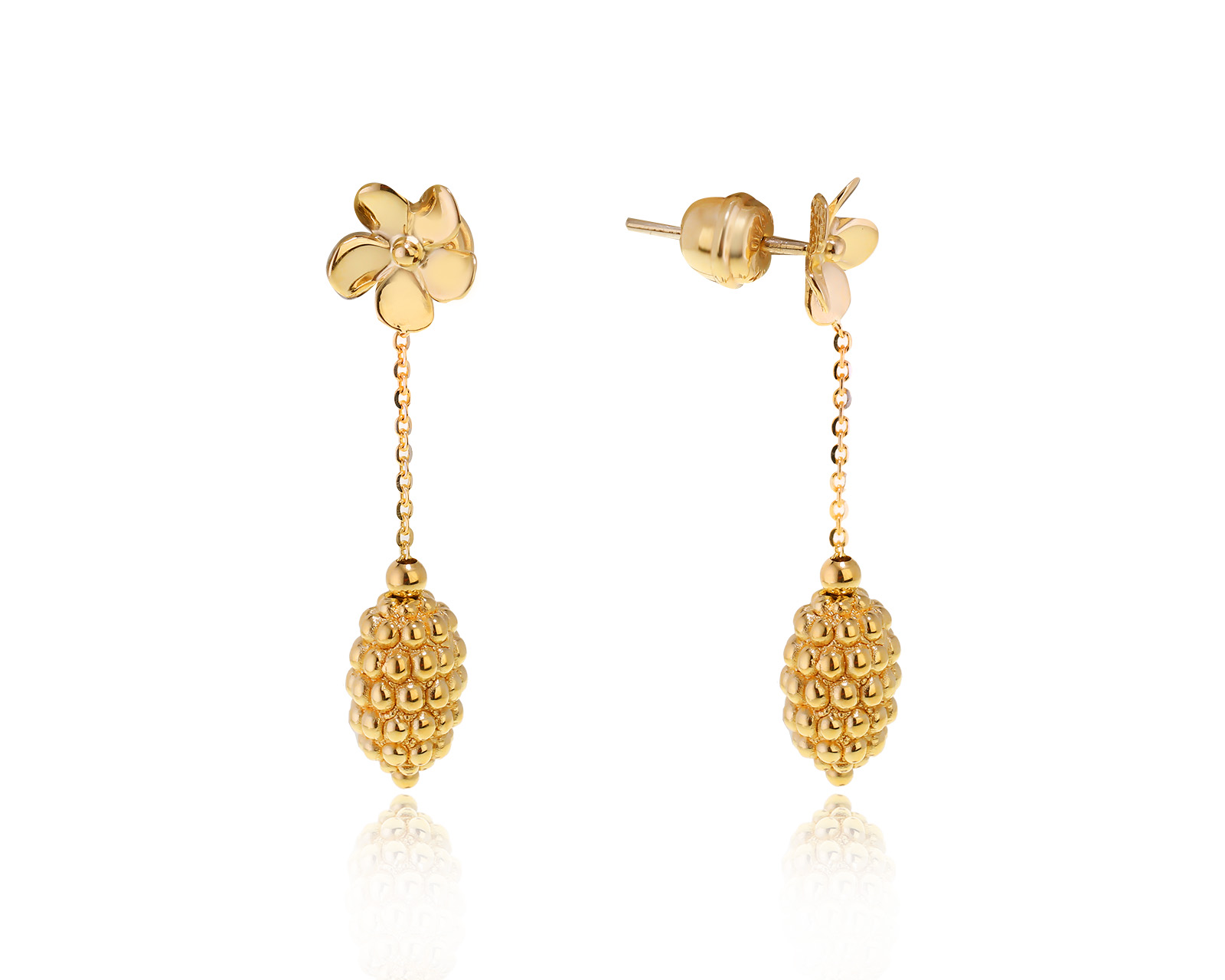 Оригинальные золотые серьги Roberto Bravo 210623/2