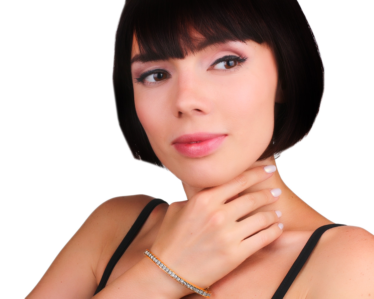 Великолепный золотой браслет с бриллиантами 11.23ct