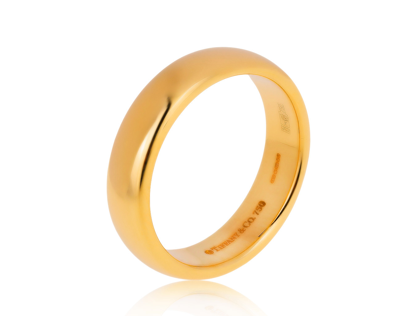 Оригинальное золотое кольцо Tiffany&Co 180920/4