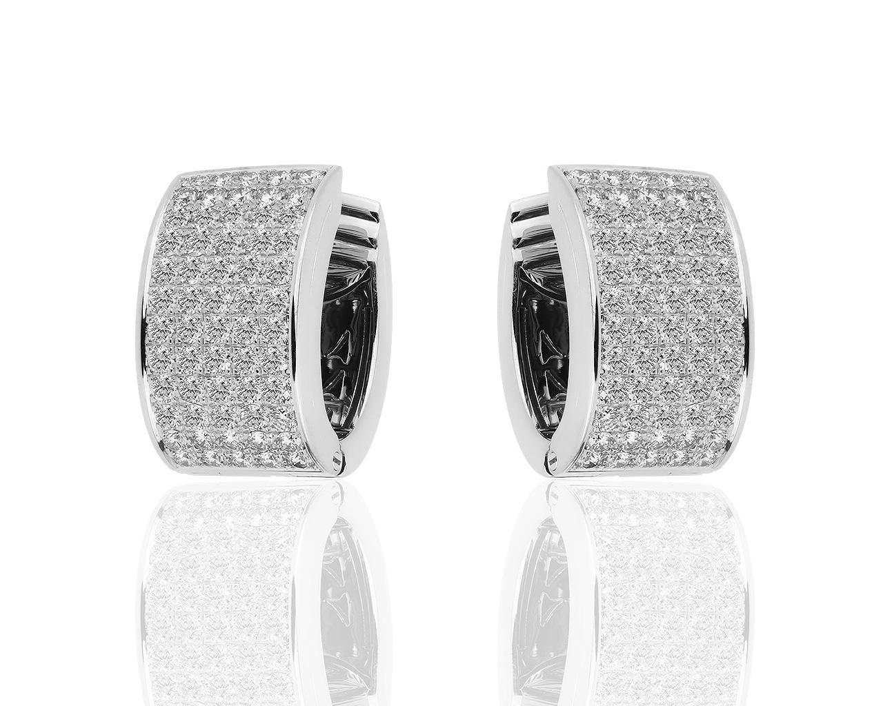 Прекрасные золотые серьги с бриллиантами 2.82ct Chopard 161118/2