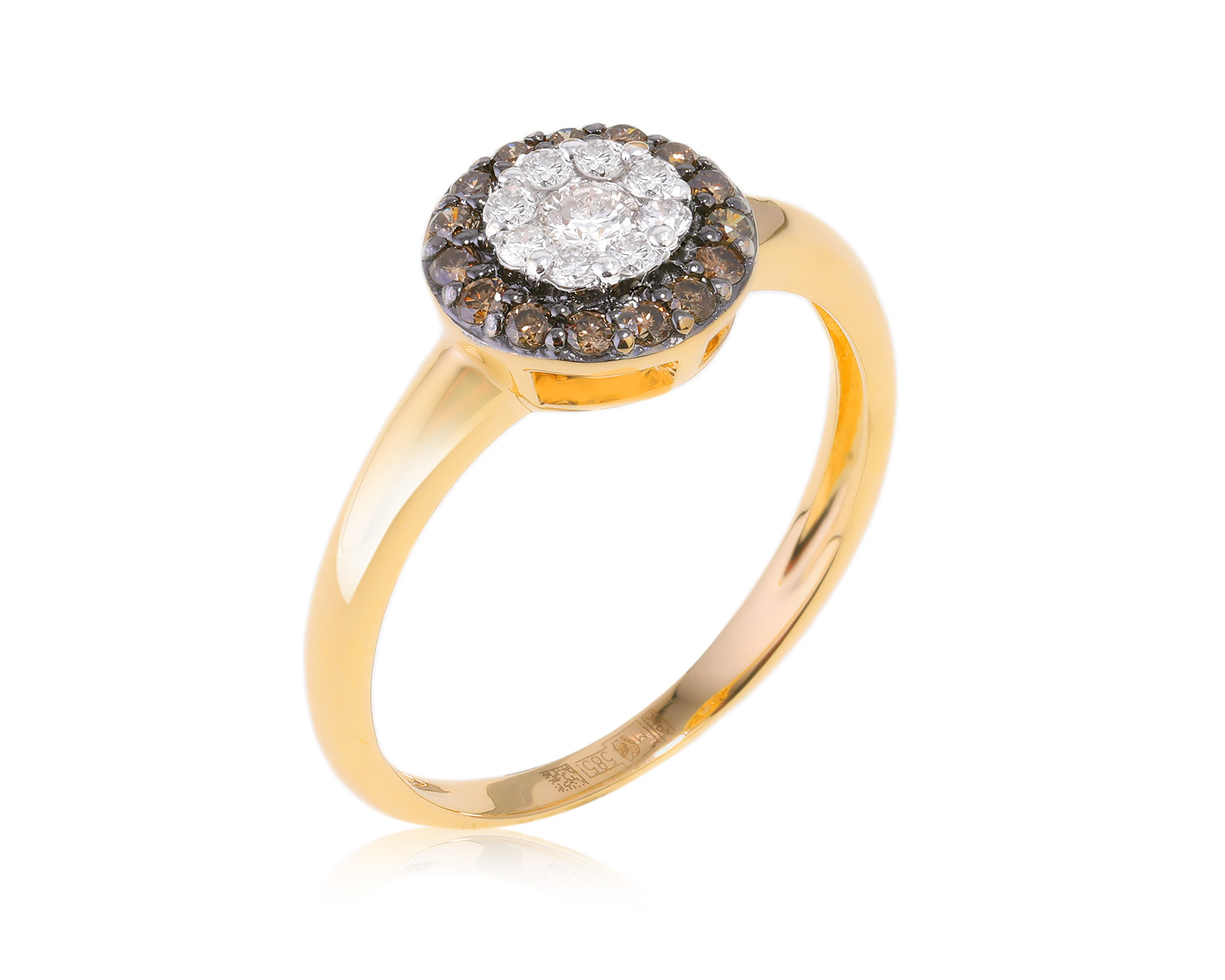 Золотое кольцо с бриллиантами 0.28ct 251123/10