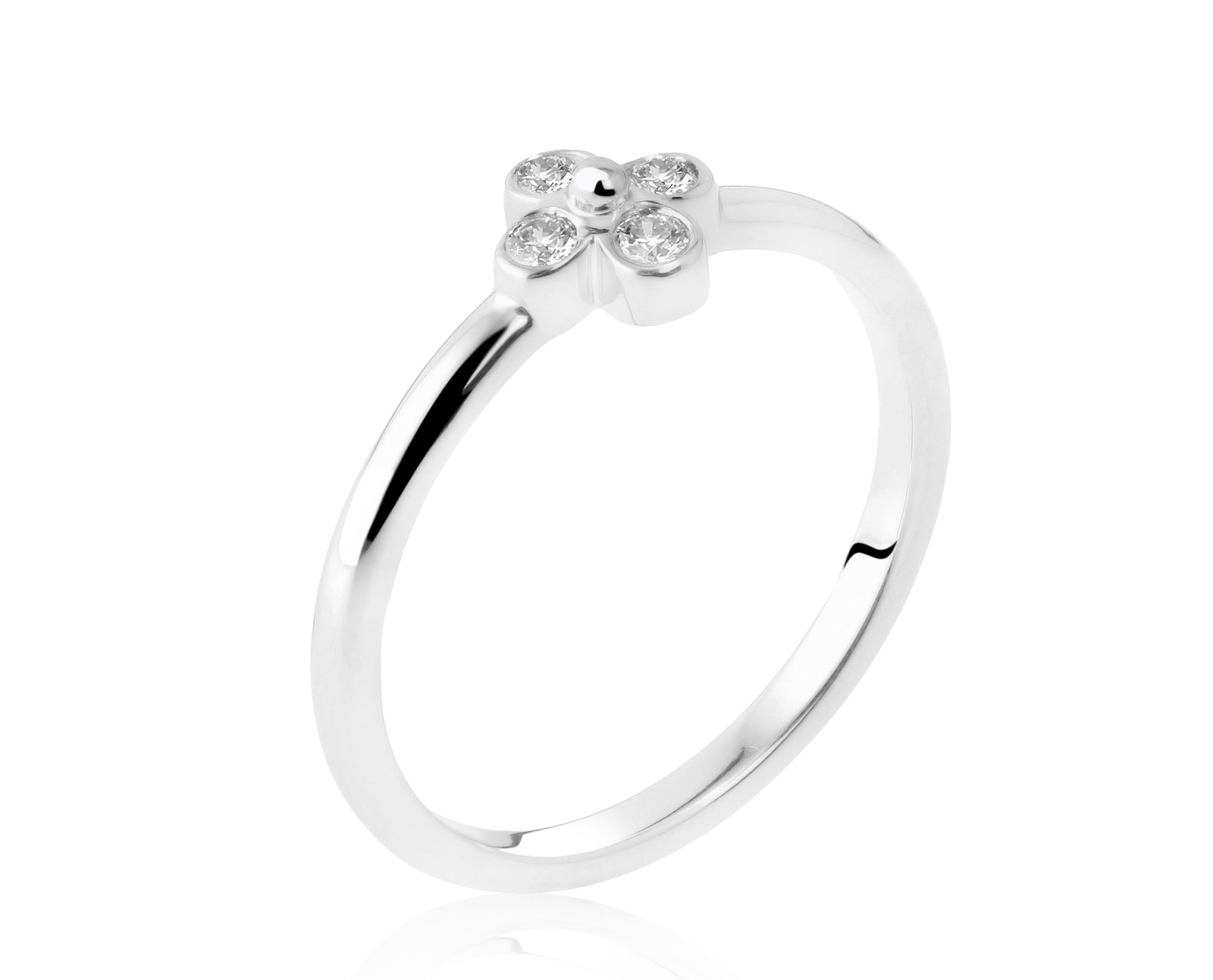 Оригинальное платиновое кольцо с бриллиантами 0.10ct Tiffany&Co 160721/15