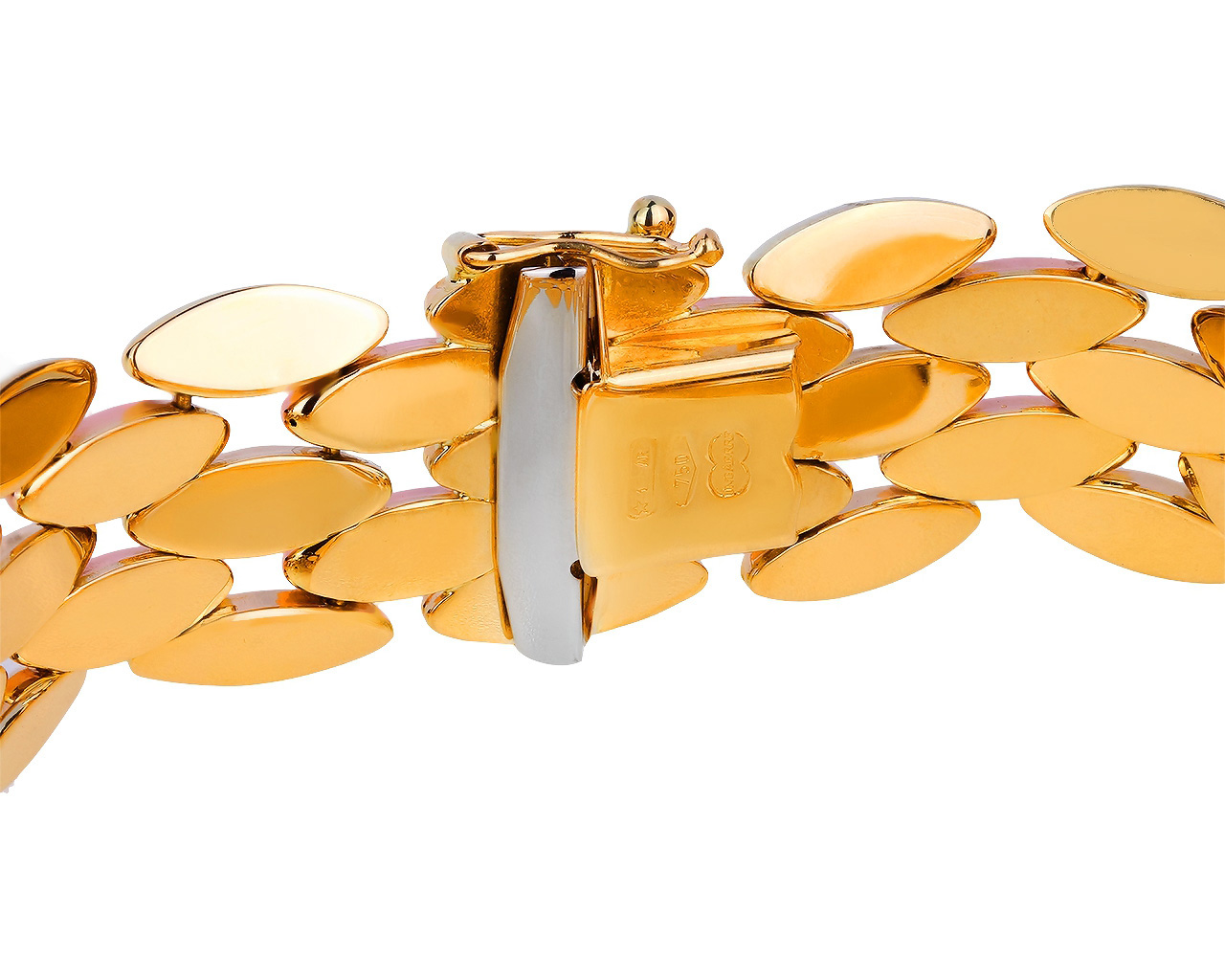 Прекрасный итальянский золотой браслет Unoaerre