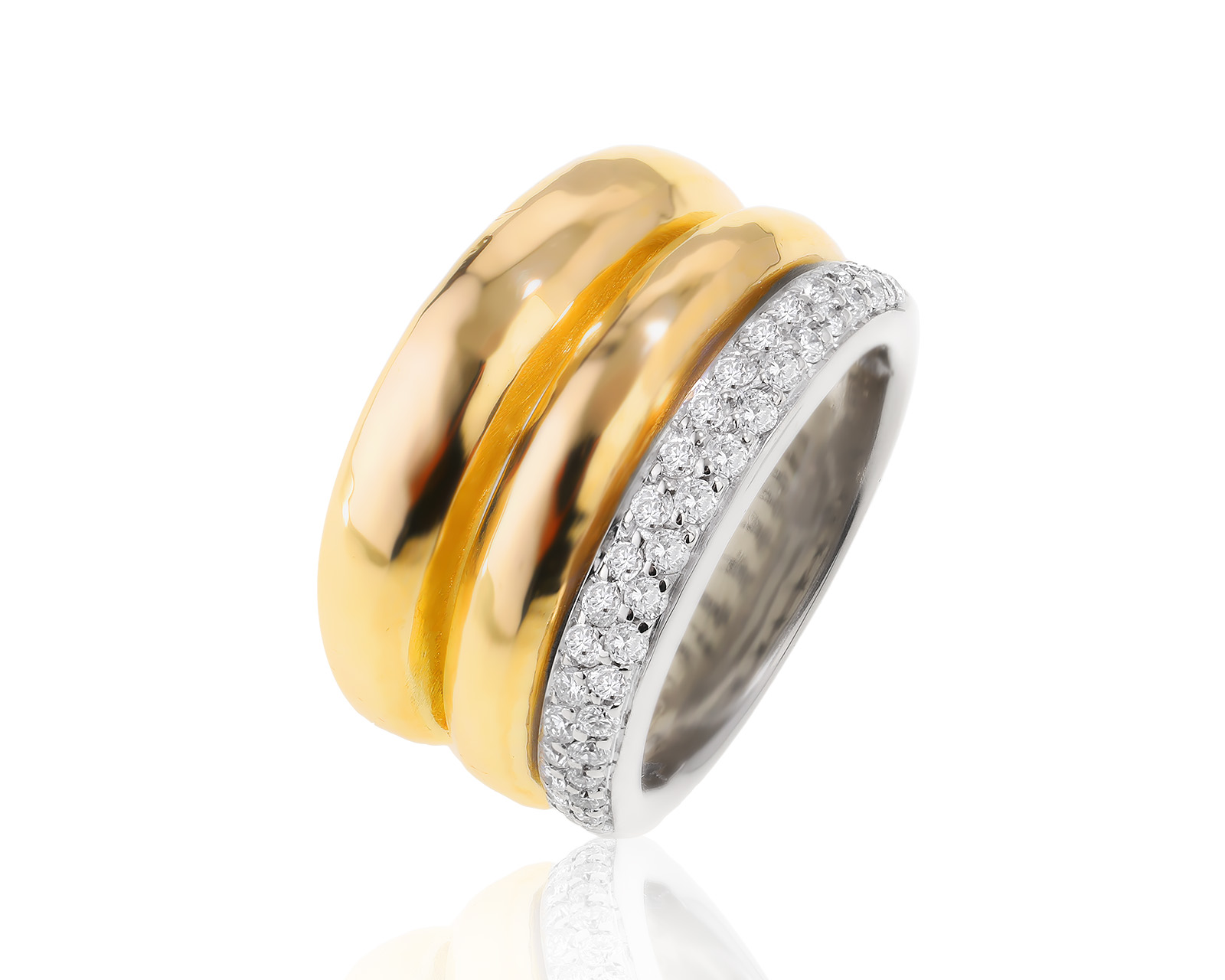 Оригинальное золотое кольцо с бриллиантами 0.45ct H.Stern 080224/4