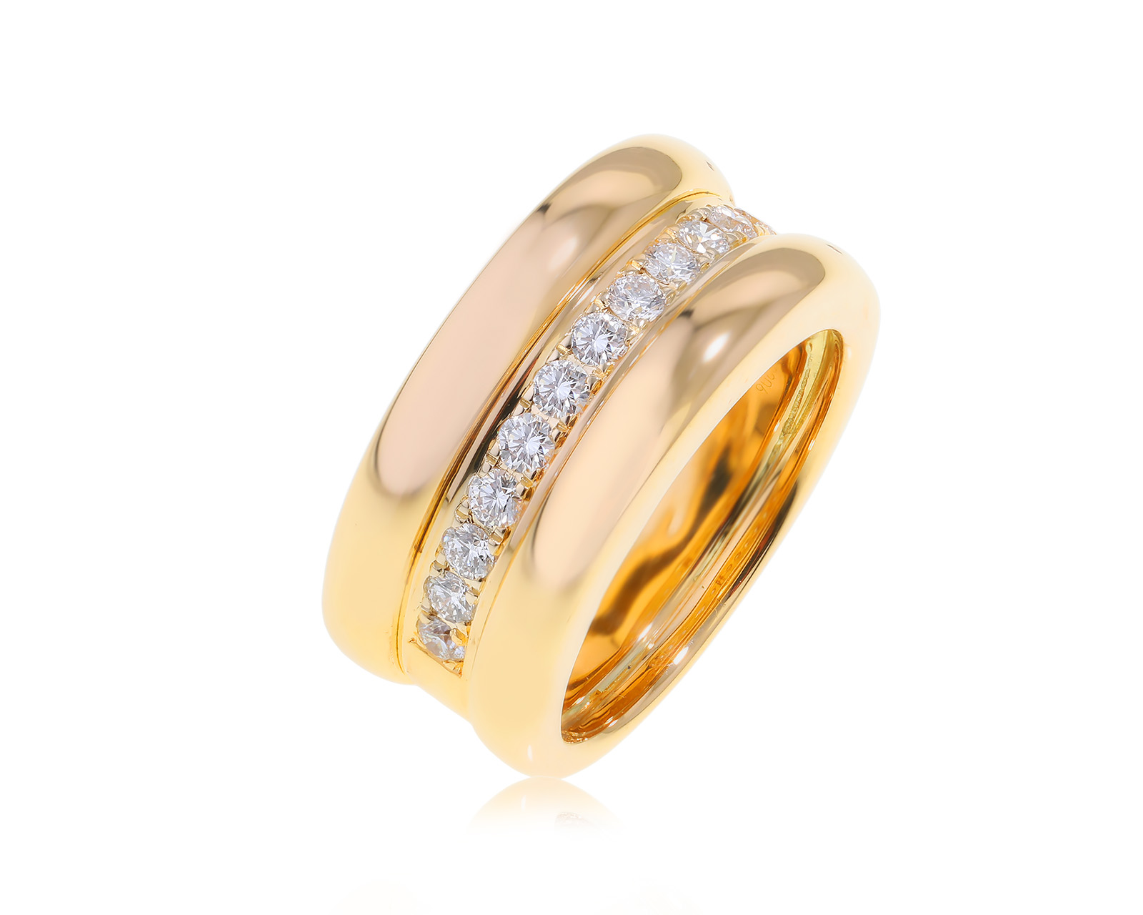 Оригинальное золотое кольцо Chopard La Strada