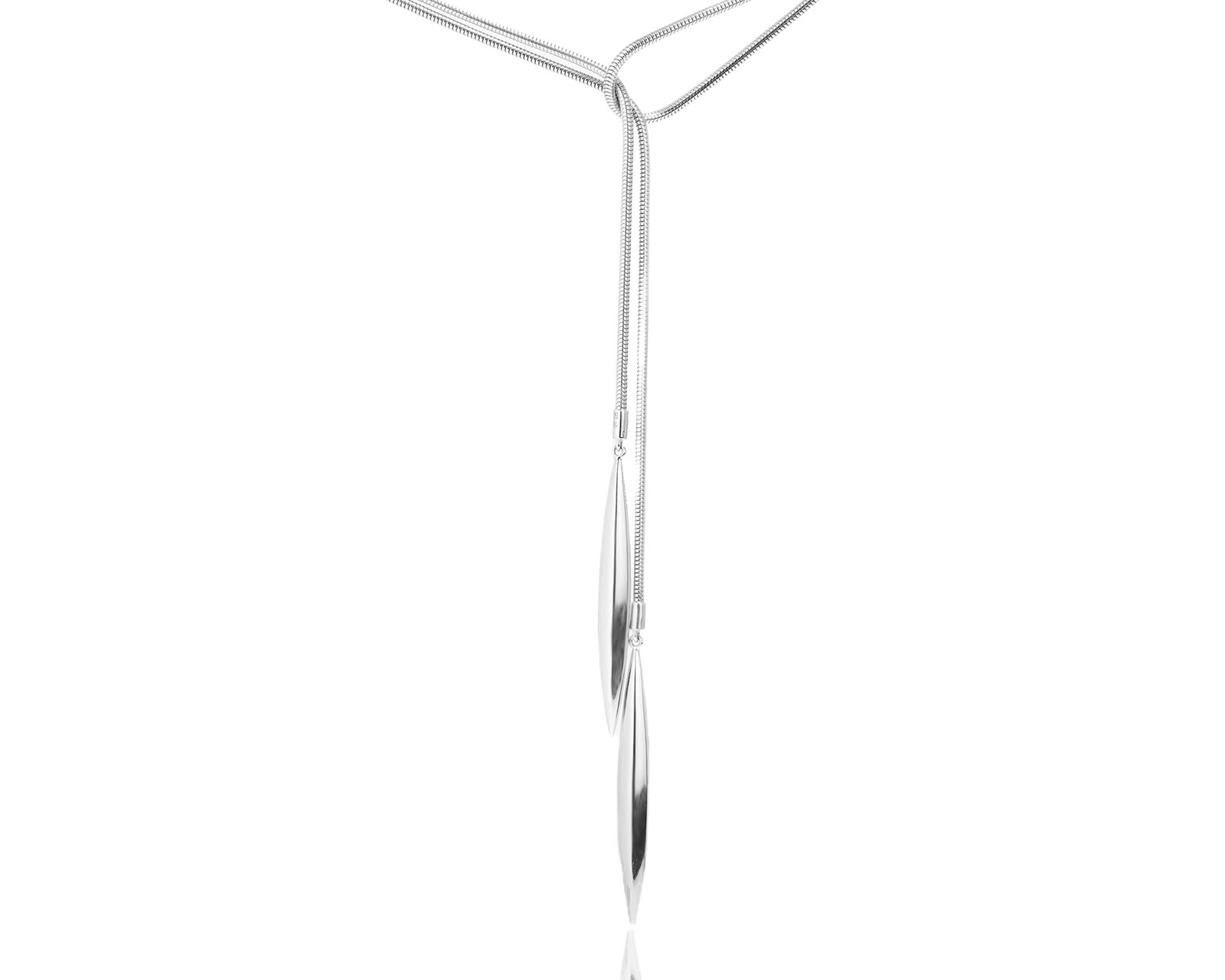 Оригинальное золотое колье Tiffany&Co Feather Lariat Wrap 260525/2