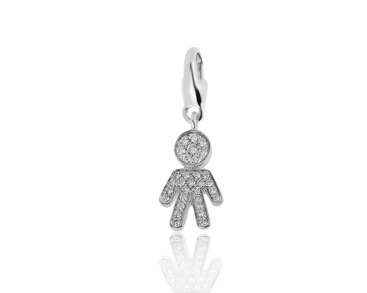 Оригинальный золотой кулон с бриллиантами 0.19ct Crivelli 290919/7