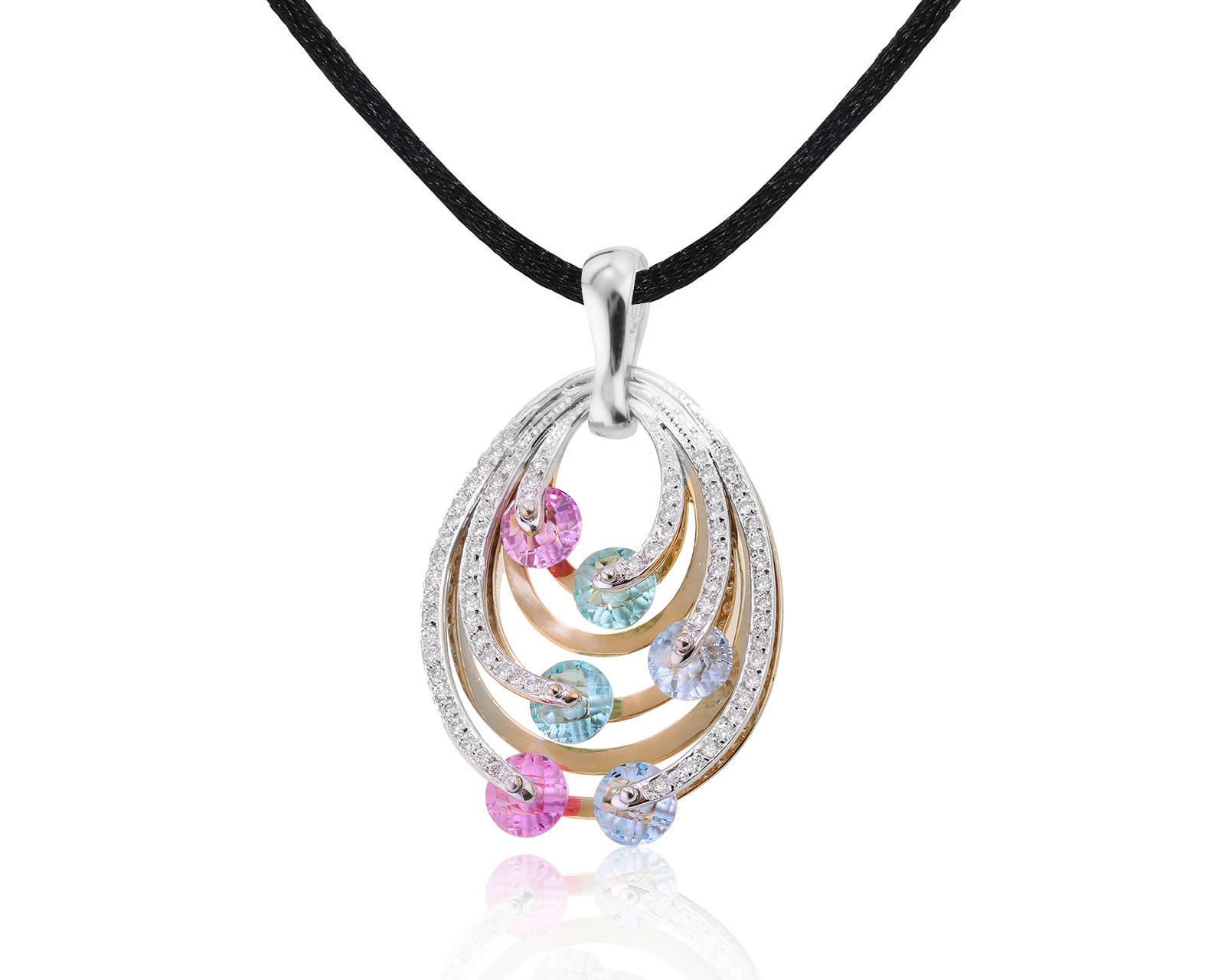 Завораживающий золотой кулон со шпинелью 5.88ct 300322/6