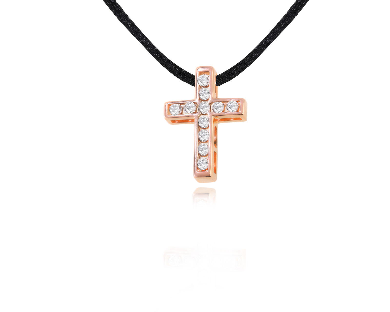 Золотой кулон с бриллиантами 0.33ct