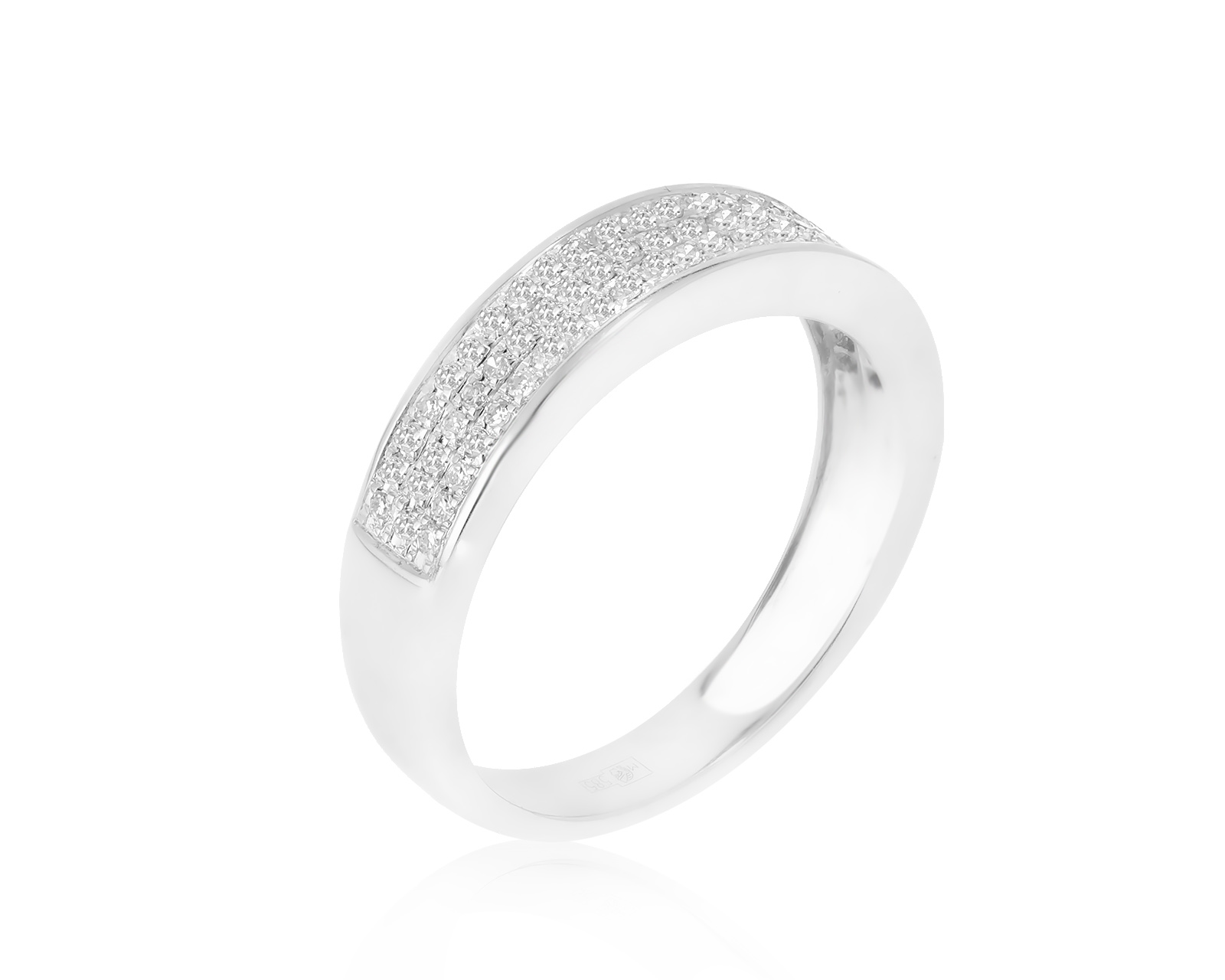 Изящное золотое кольцо с бриллиантами 0.37ct 250822/2