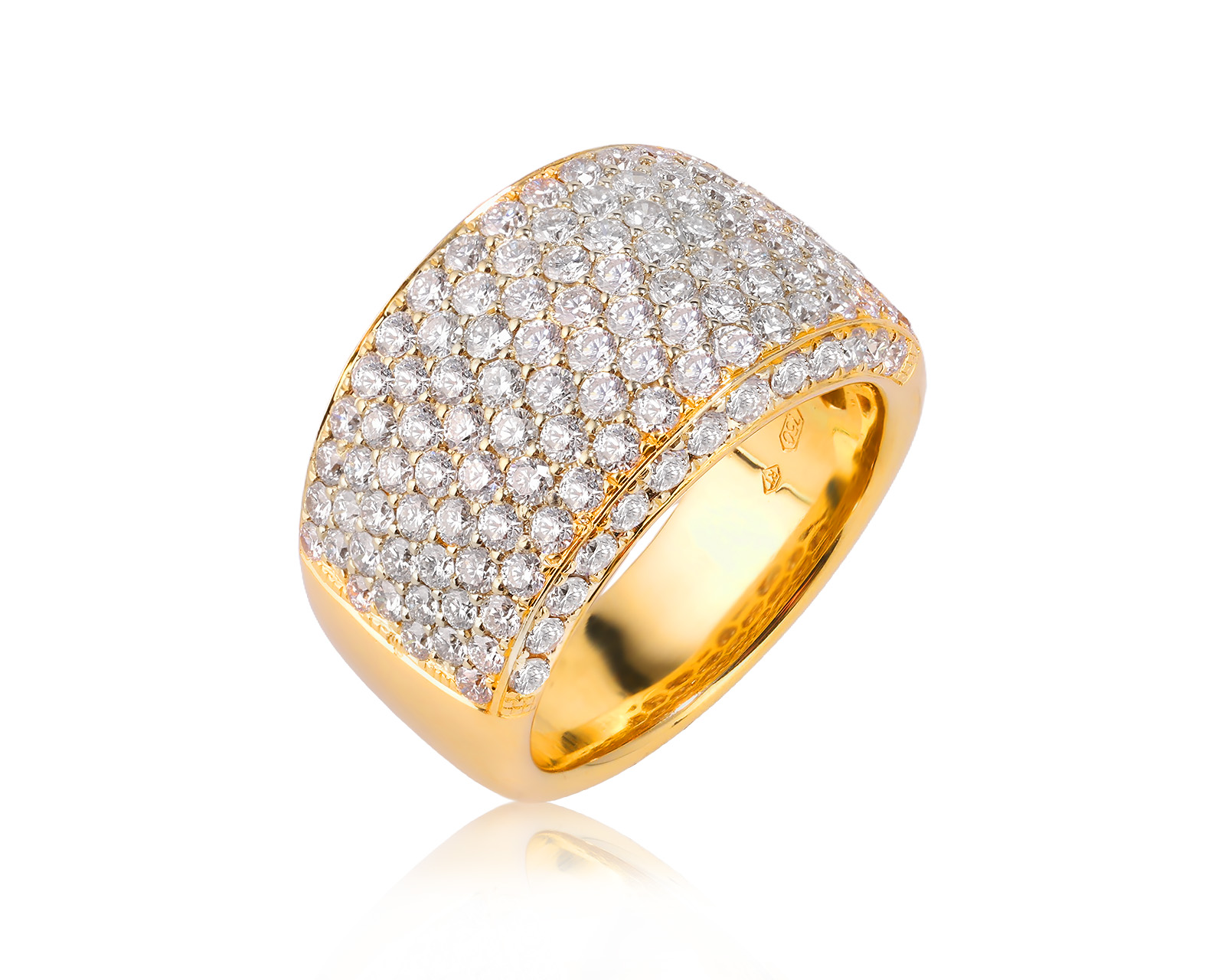 Золотое кольцо с бриллиантами 2.70ct 251225/10