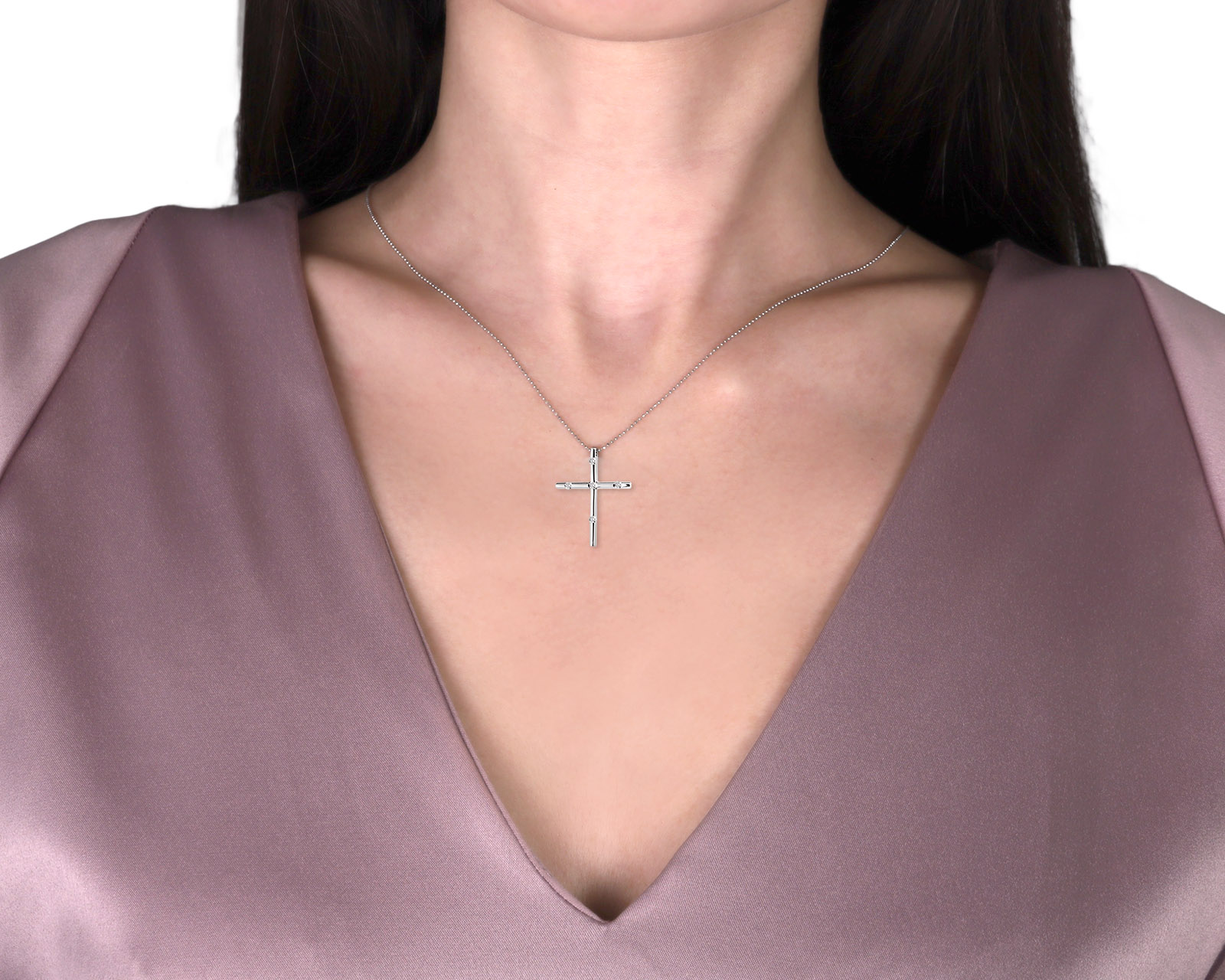 Оригинальное золотое колье с бриллиантами 0.10ct Roberto Coin