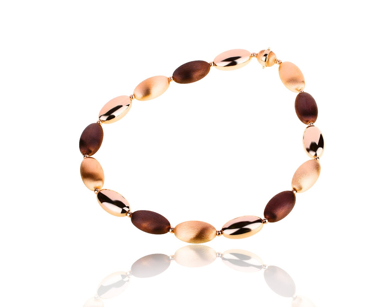 Оригинальное золотое колье Roberto Bravo 020619/4