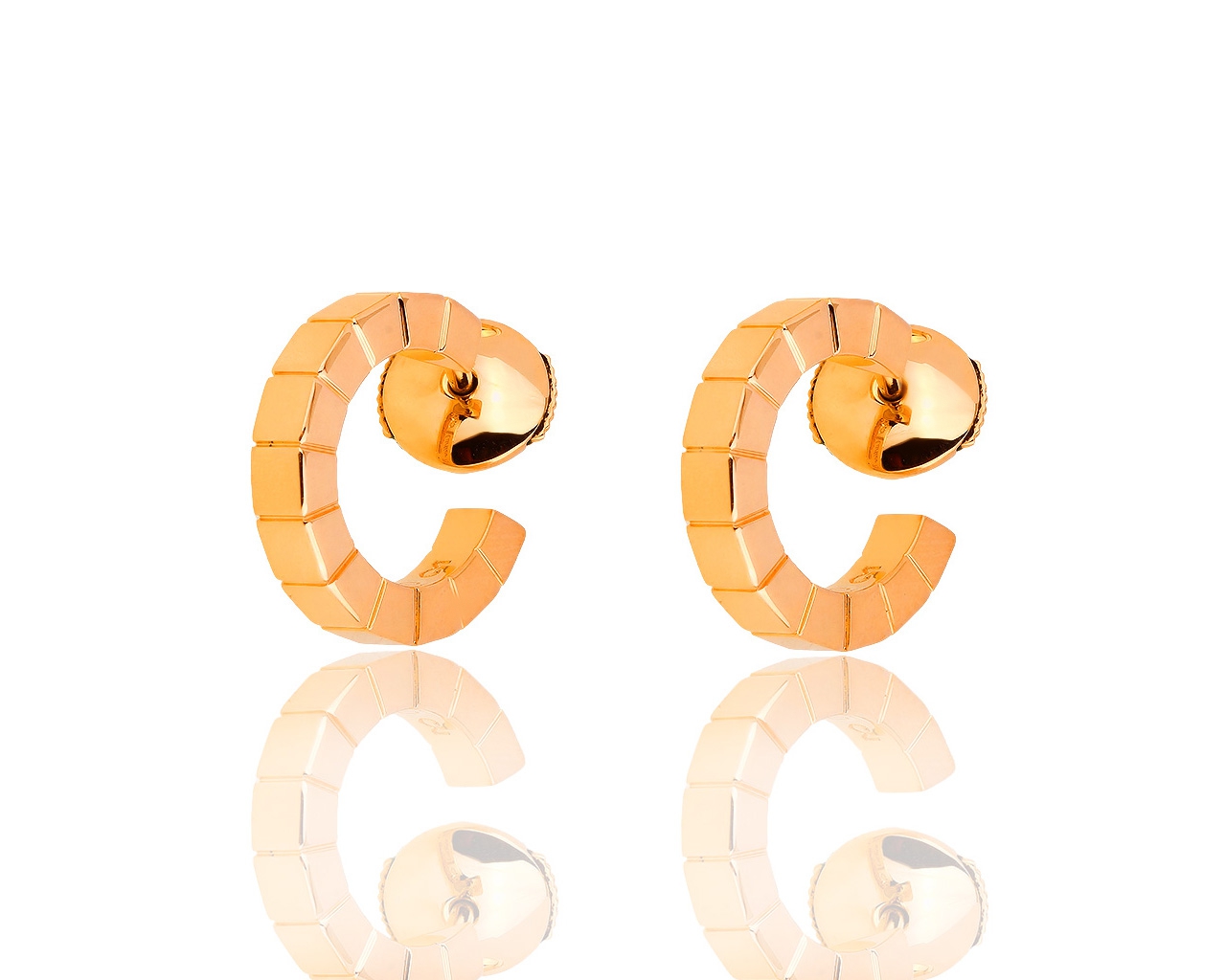 Элегантные золотые серьги Cartier Lanieres 310718/11