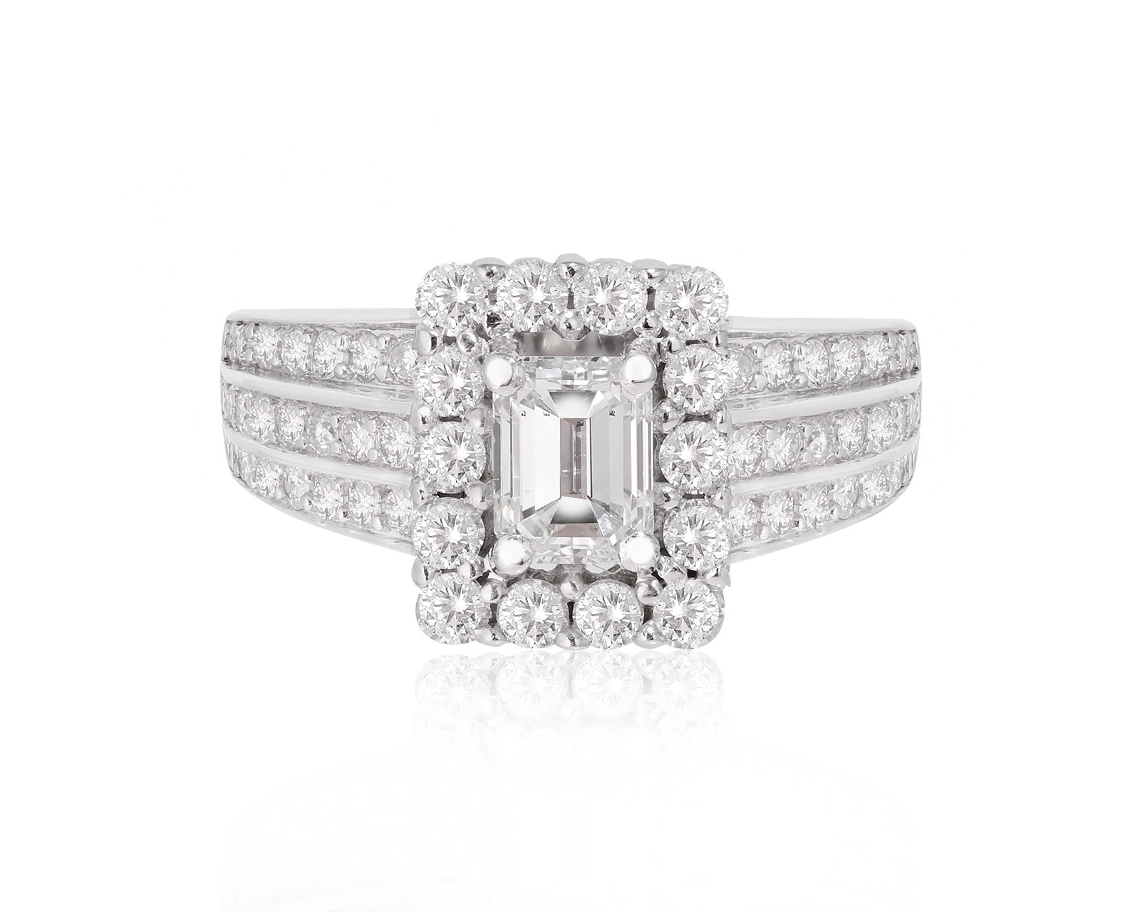 Золотое кольцо с бриллиантами 1.90ct 031224/2