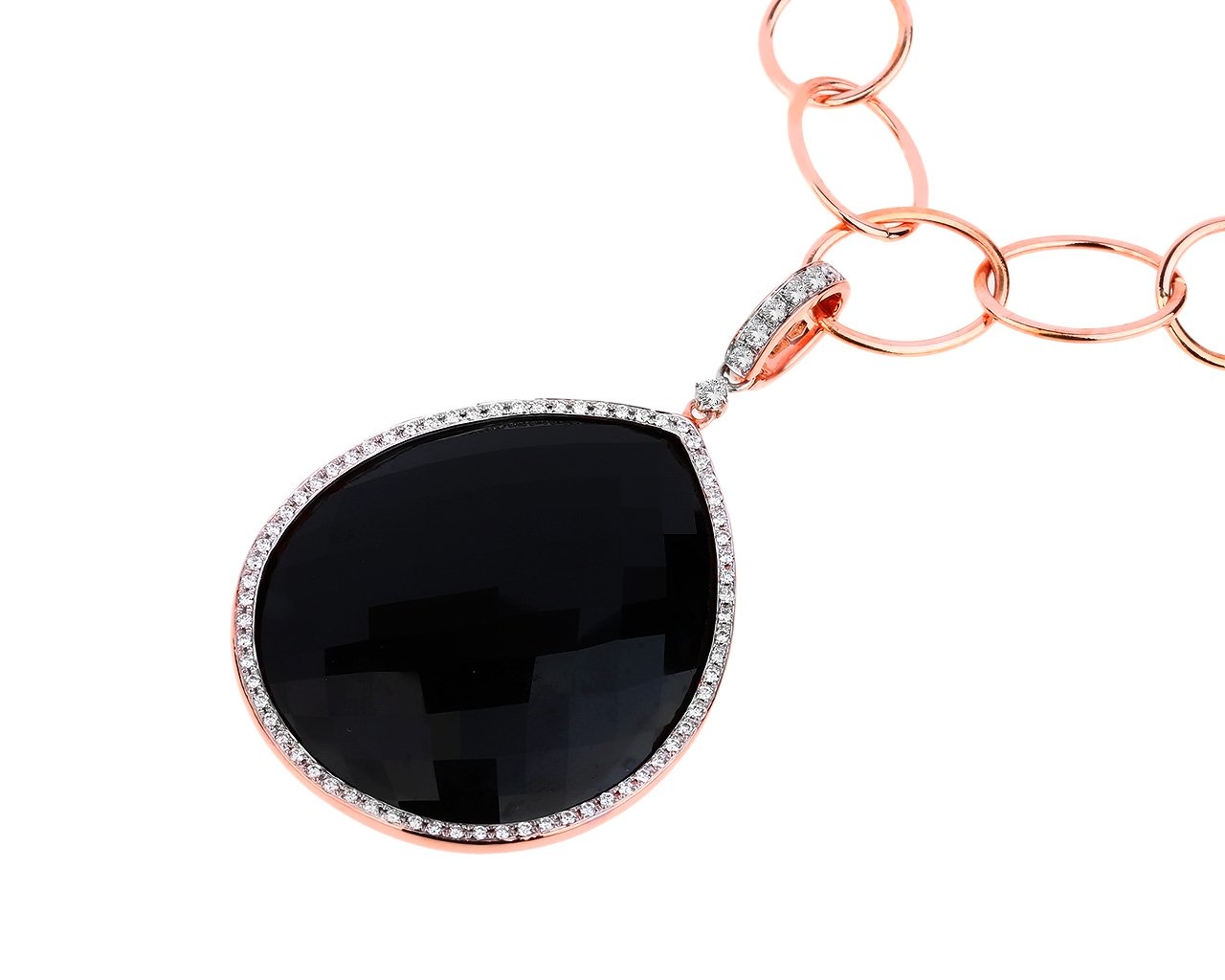 Оригинальное золотое колье с бриллиантами 1.38ct Casato 050318/4