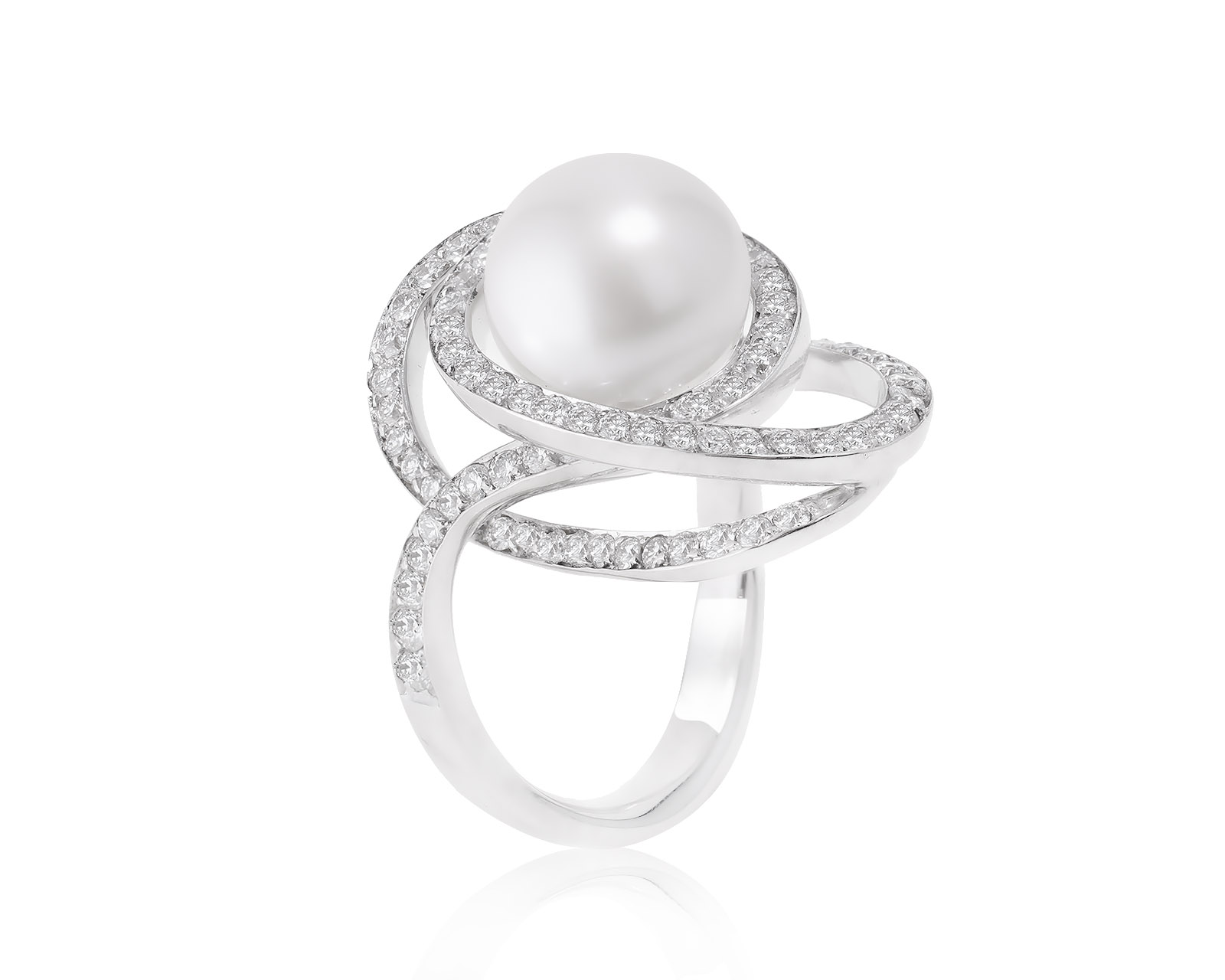 Оригинальное золотое кольцо с жемчугом 10.00 мм Giorgio Visconti 220922/3