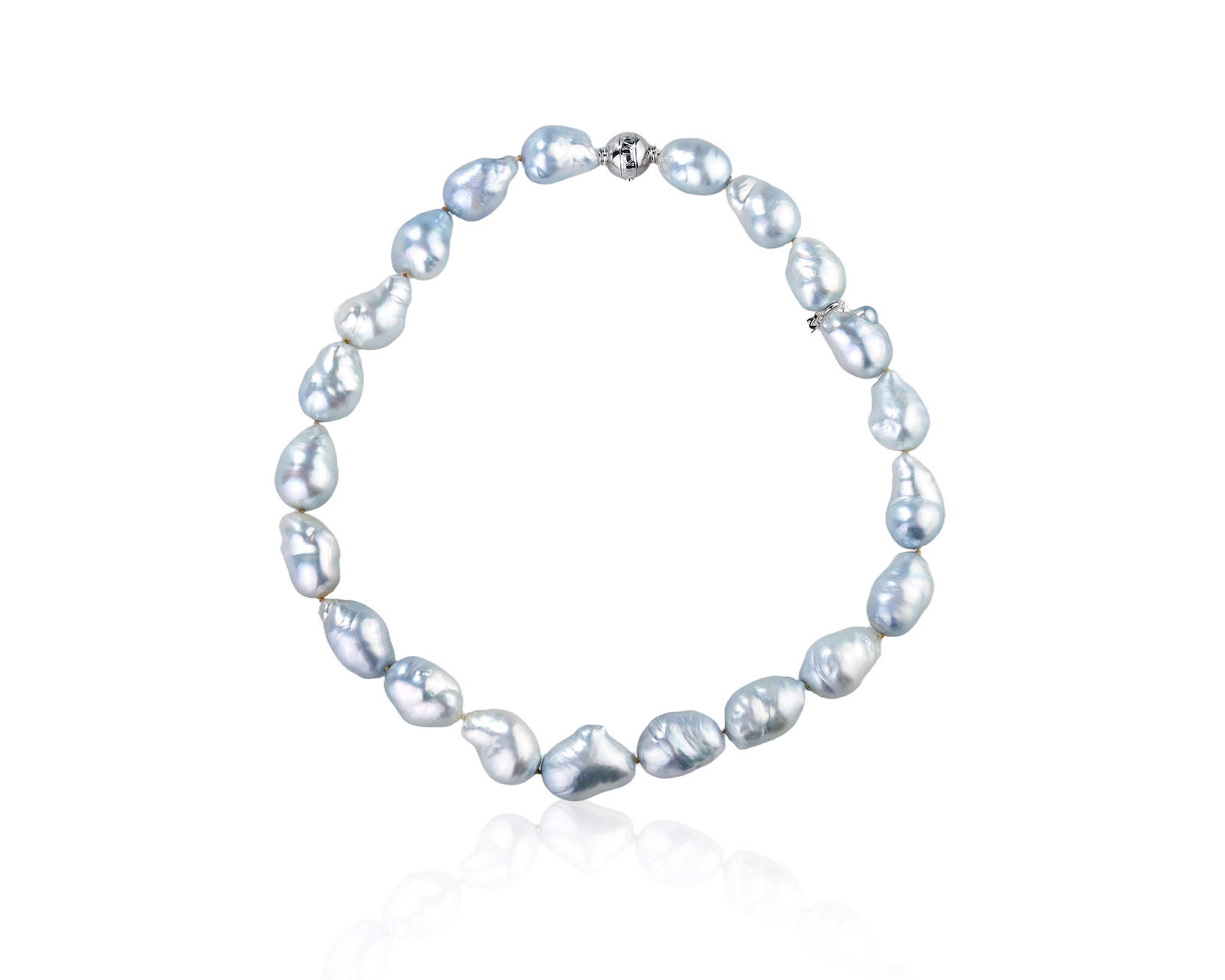 Оригинальное золотое колье с барочным жемчугом Mikimoto Baroque 160826/2
