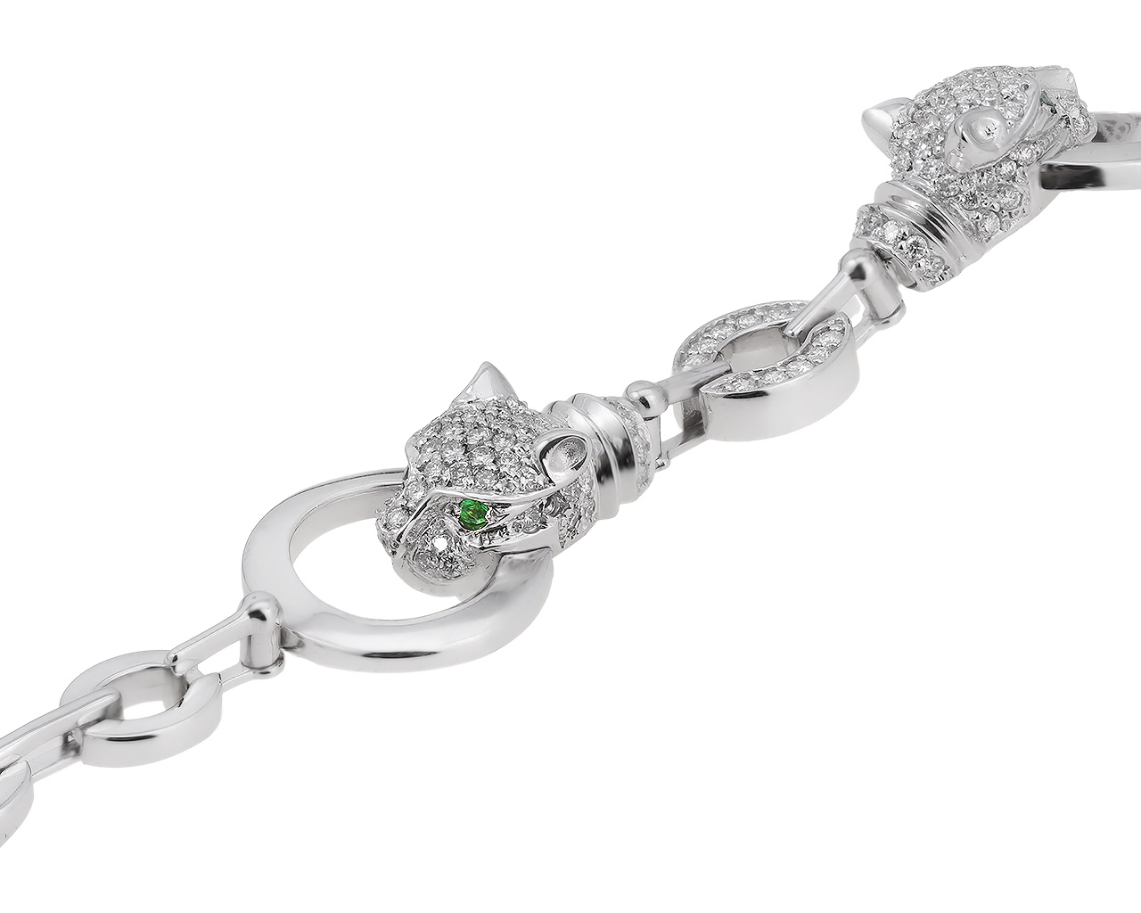 Прелестный золотой браслет с бриллиантами 0.80ct