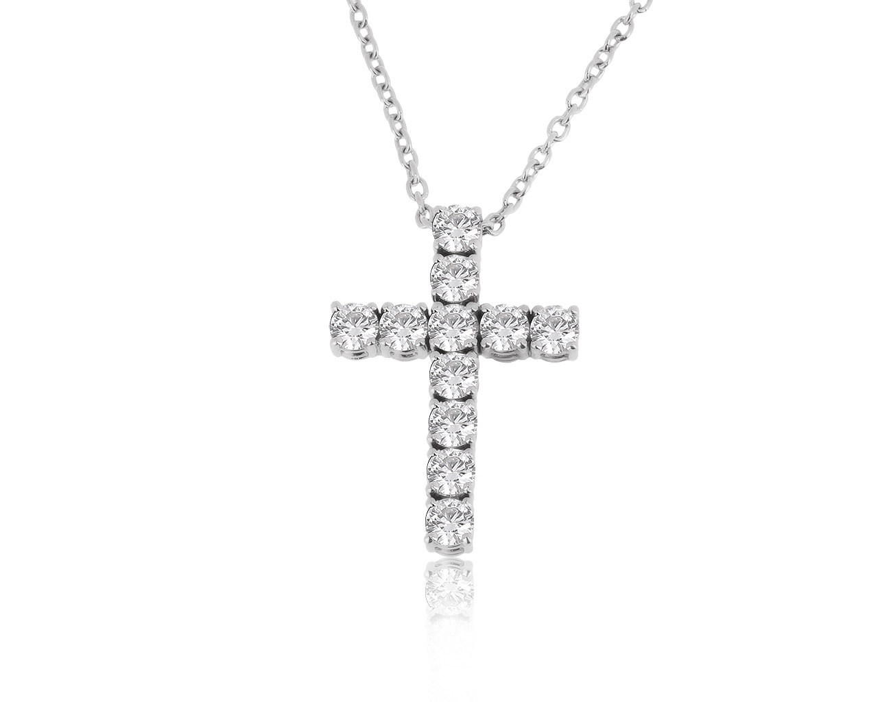 Оригинальный платиновый кулон с бриллиантами 0.85ct De Beers 261120/4