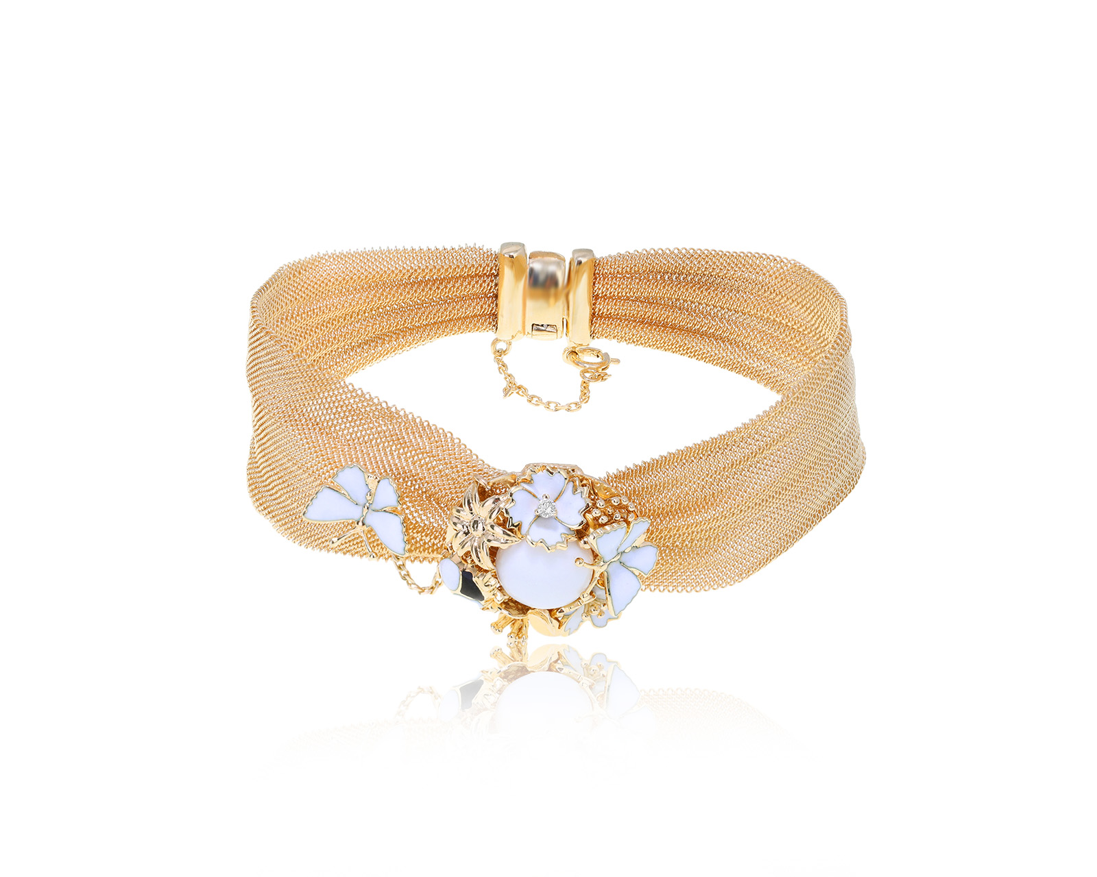 Оригинальный золотой браслет Roberto Bravo White Dreams 210124/2