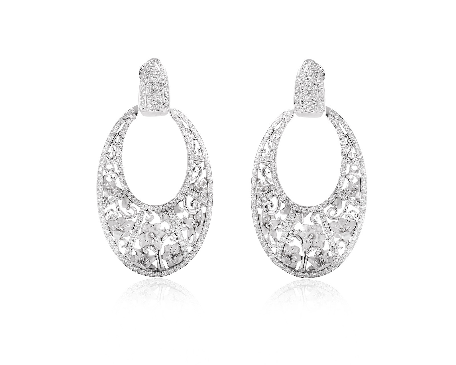 Оригинальные золотые серьги Carrera y Carrera Taj Mahal Madras 990238/1