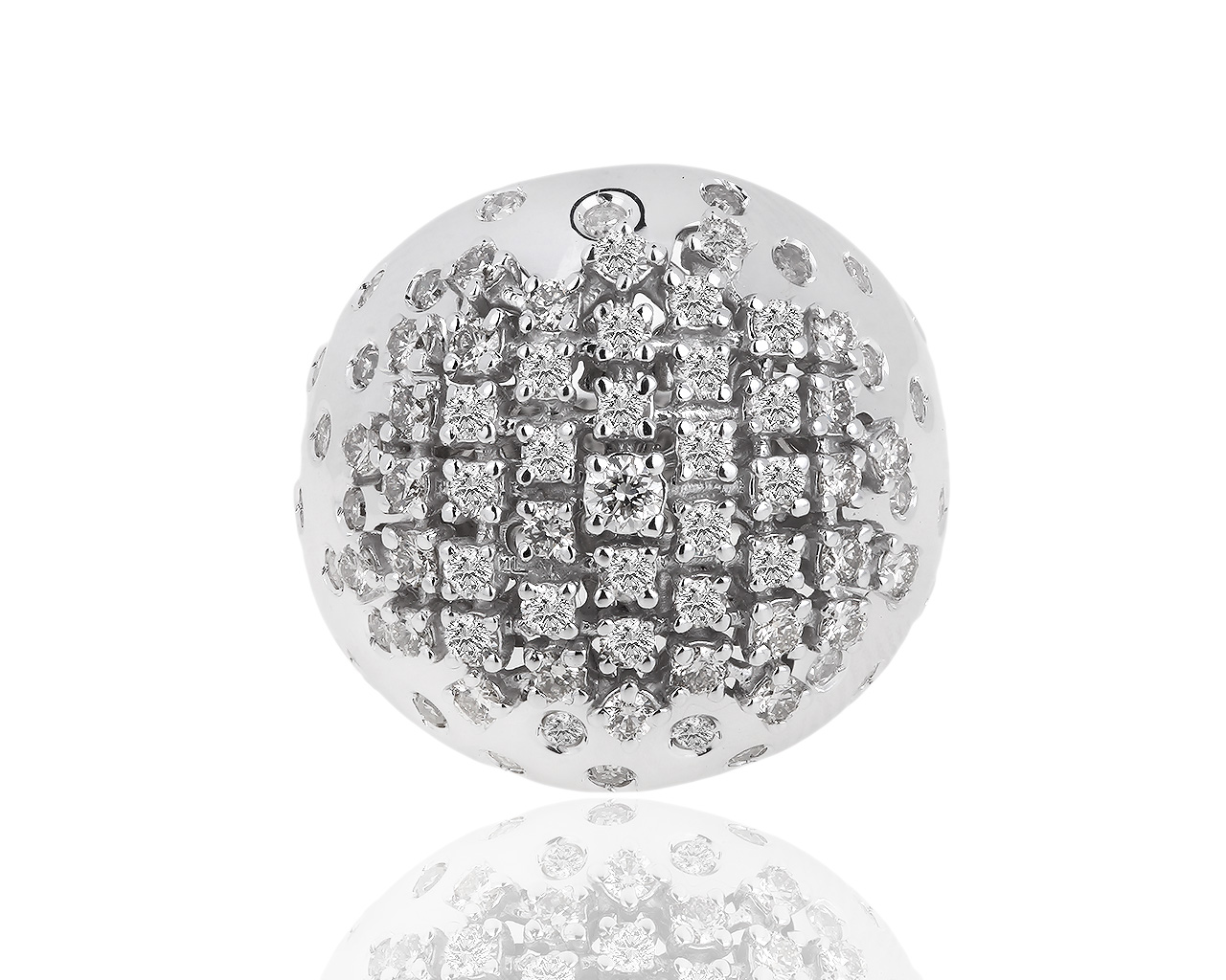 Безупречное золотое кольцо с бриллиантами 1.16ct 281018/13